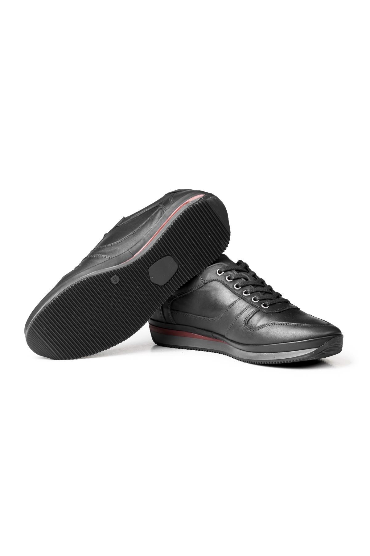 Ducavelli Lion Hakiki Deri Peluş Kürklü Erkek Günlük Ayakkabı - Görsel 3