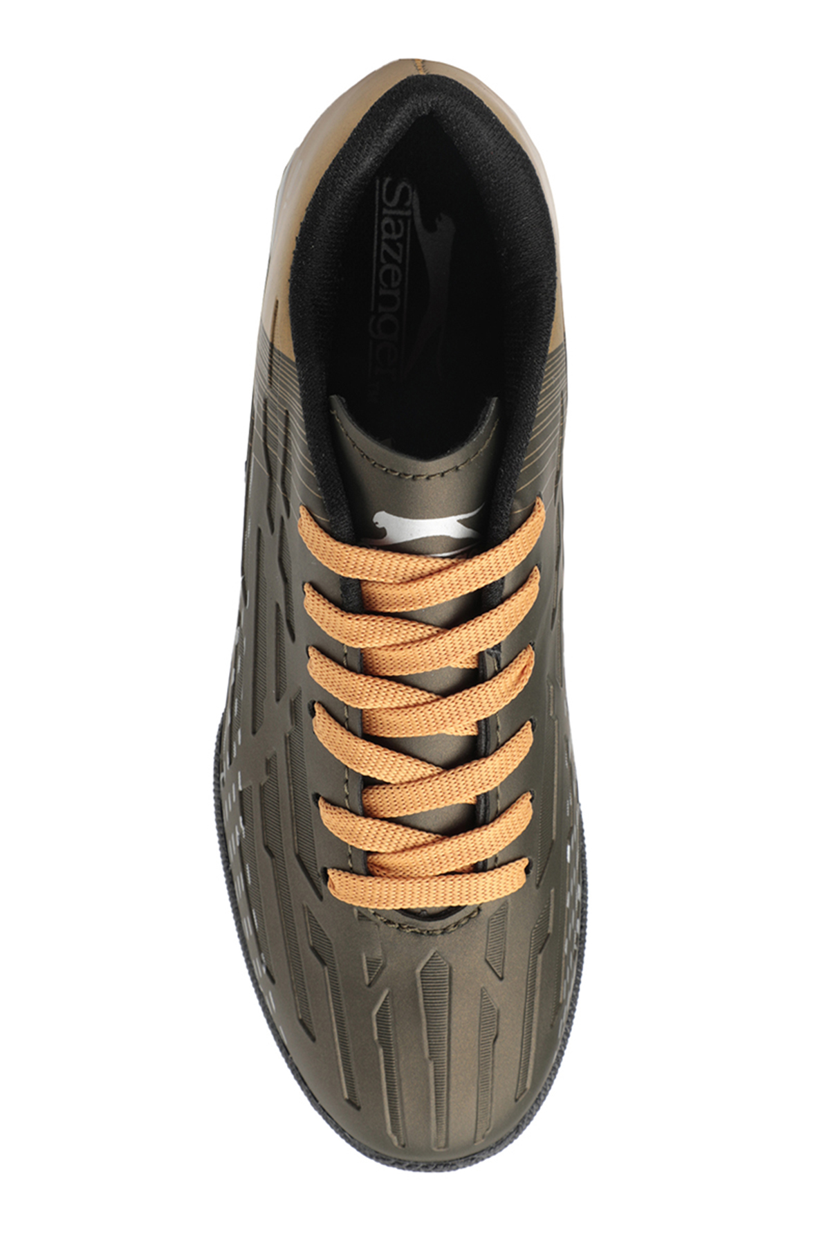 SCORE I HS Futbol Erkek Halı Saha Ayakkabı Haki / Altın - Görsel 6