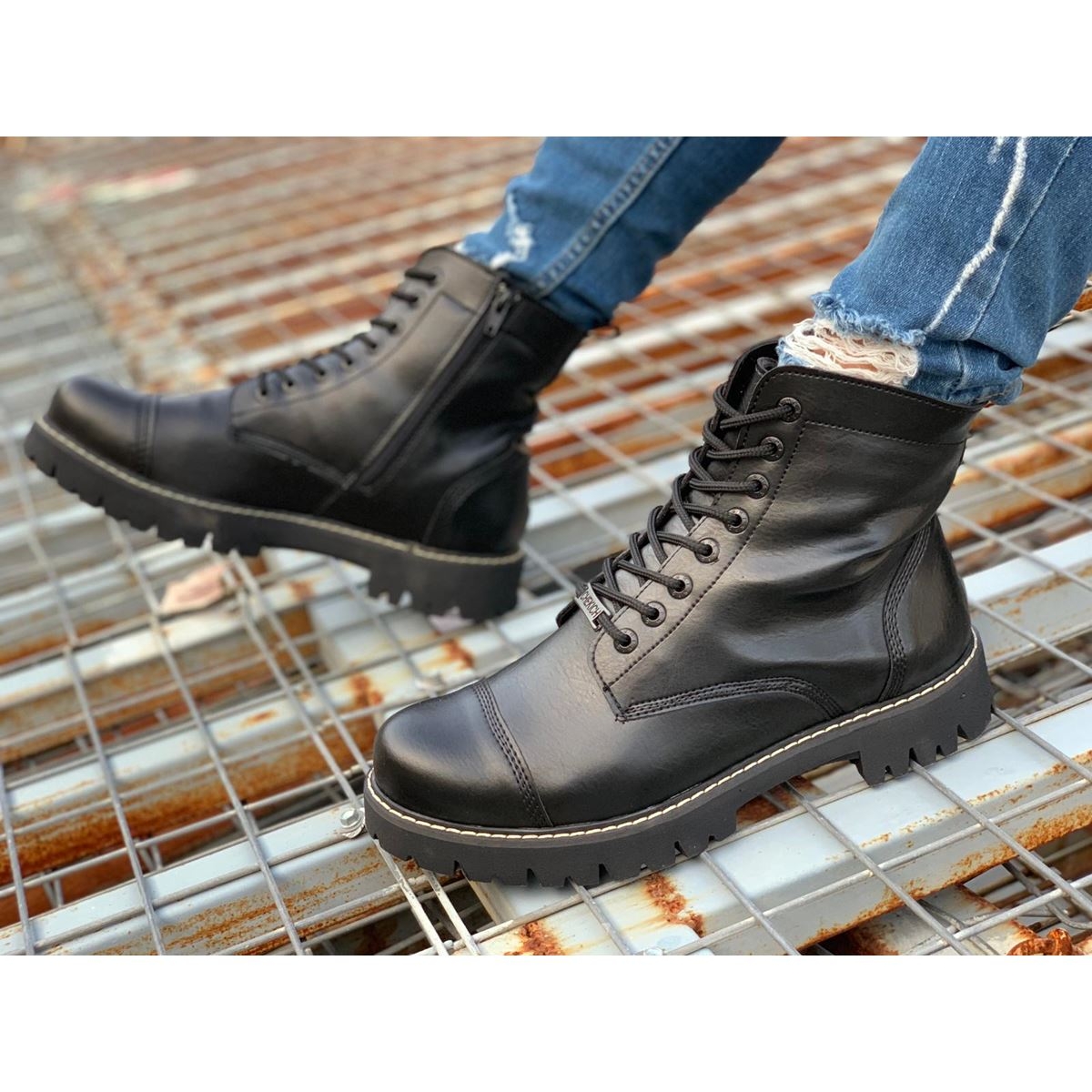 CH009 FST Military Erkek Bot SIYAH - Görsel 4