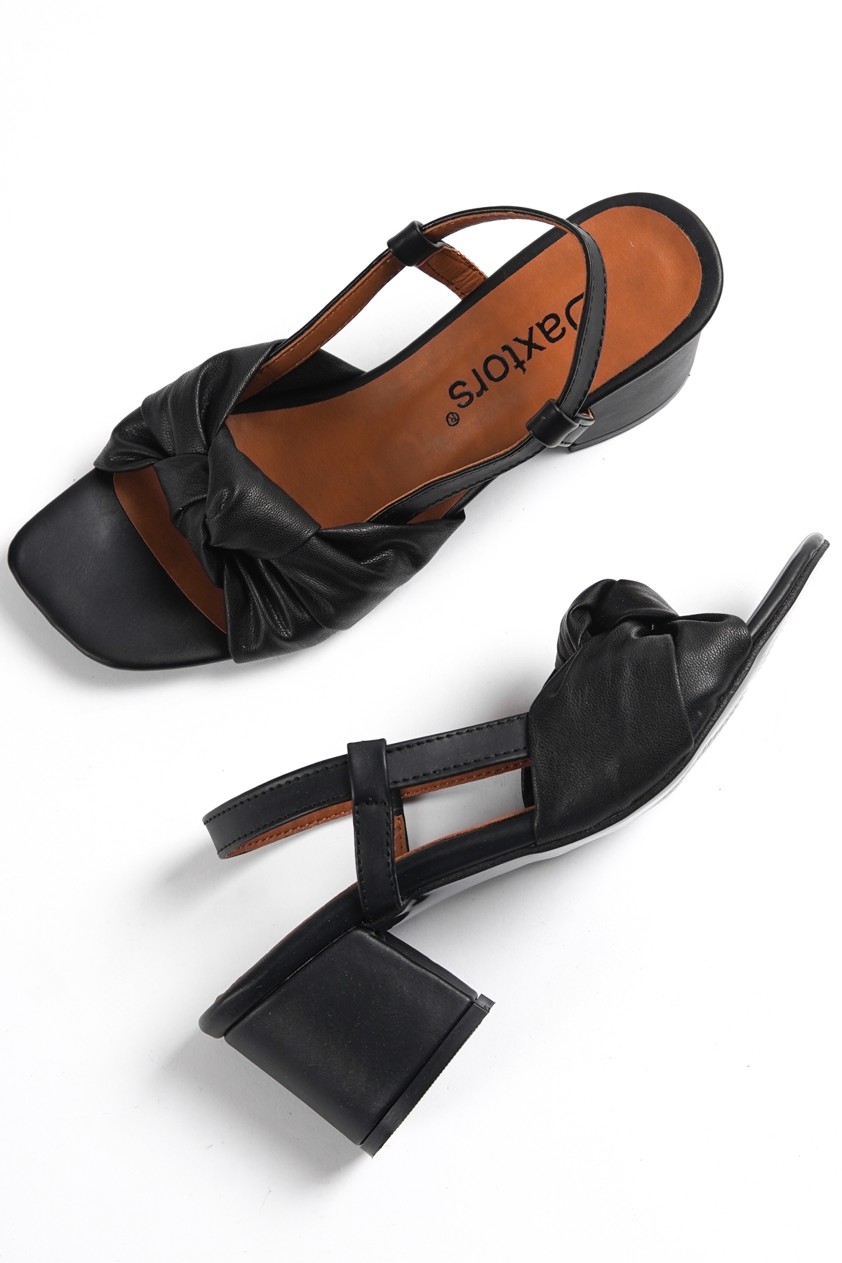 D719 Garantili Kadın Topuklu Ayakkabı_Siyah - Görsel 5