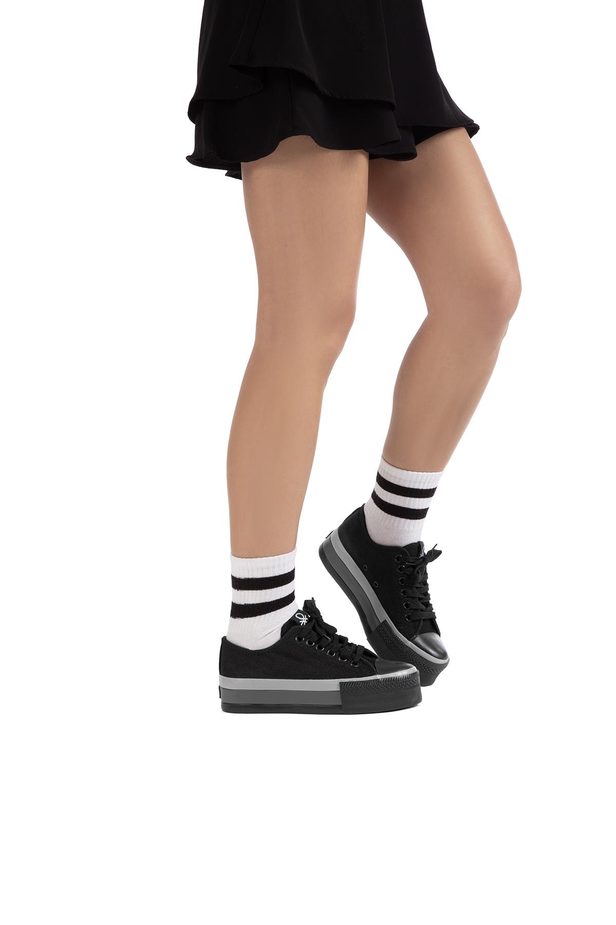 ® | BN-30937 - 3114 Siyah - Kadın Spor Ayakkabı - Görsel 2