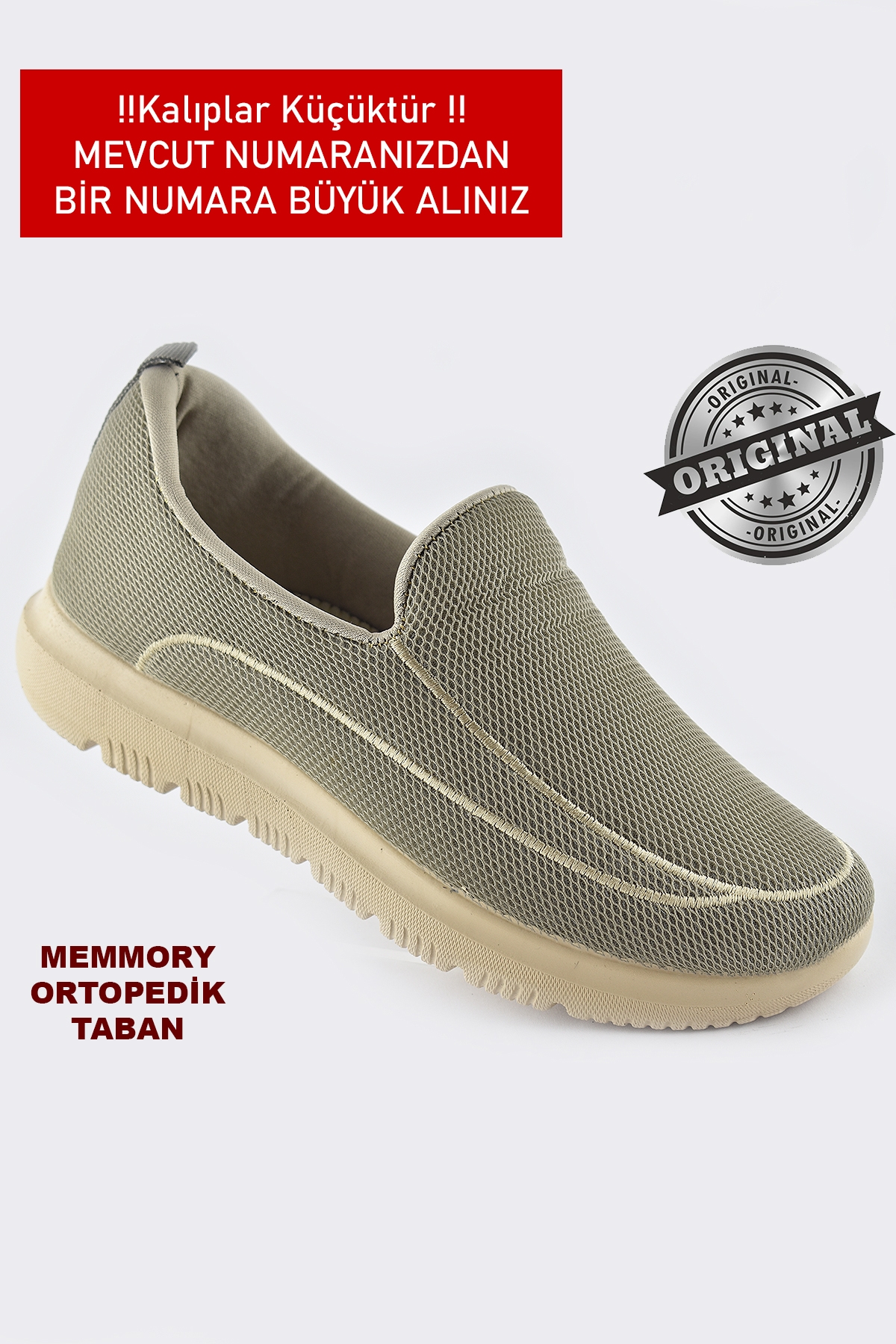 9090 Tam Ortopedik Hafif Taban Erkek Spor Ayakkabı Yazlık Hafif Taban Eva - Görsel 3