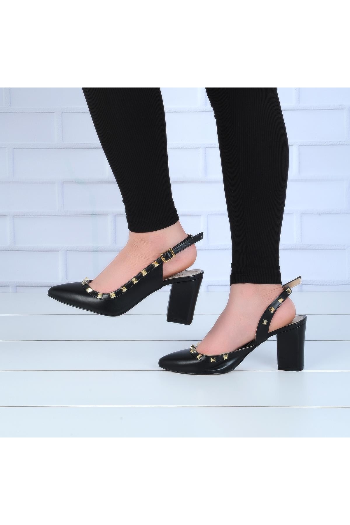 Boungiorno 8Cm Topuklu Kadın Ayakkabı - Görsel 4