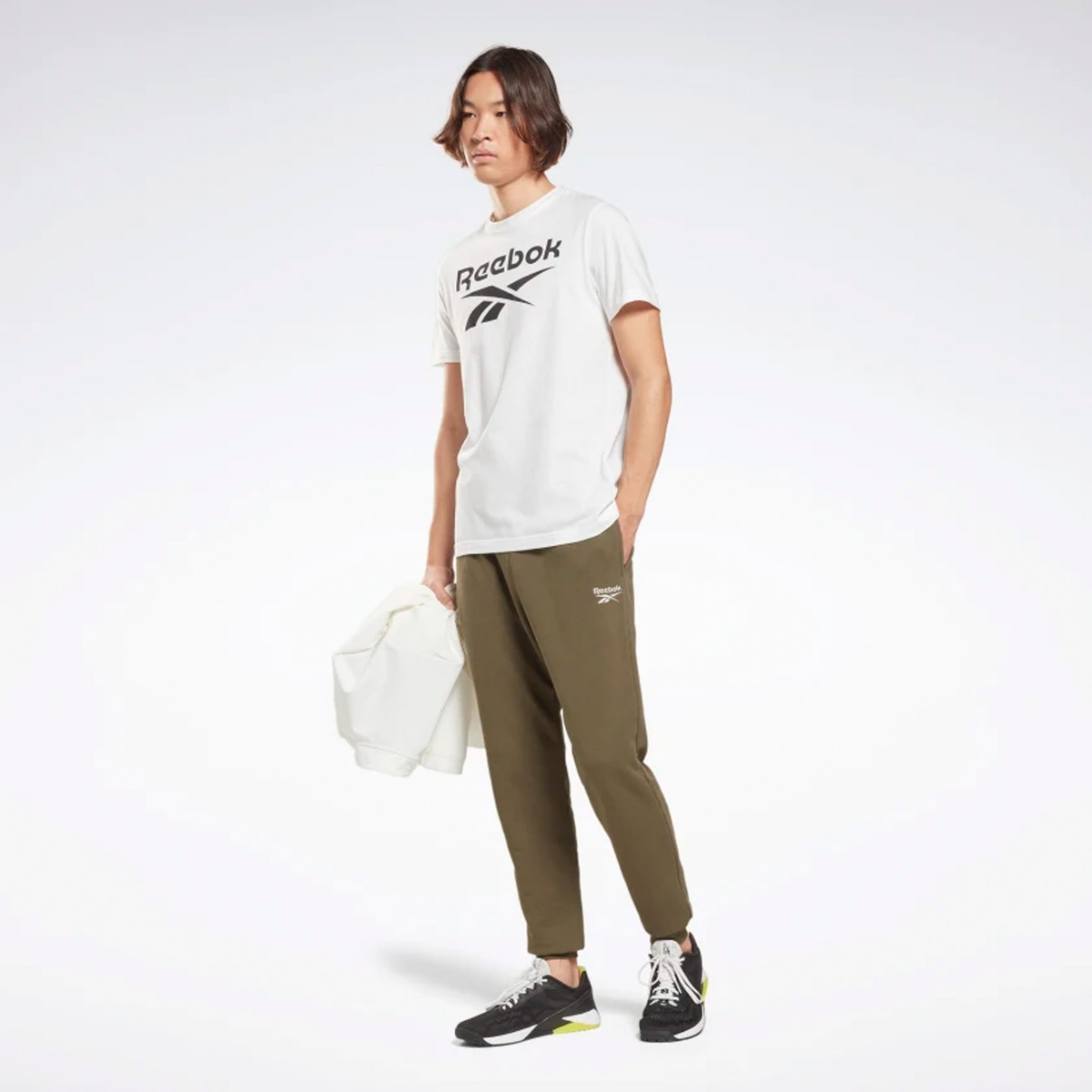 Reebok RI Big Logo Tee Beyaz Erkek Kısa Kol T-Shirt
