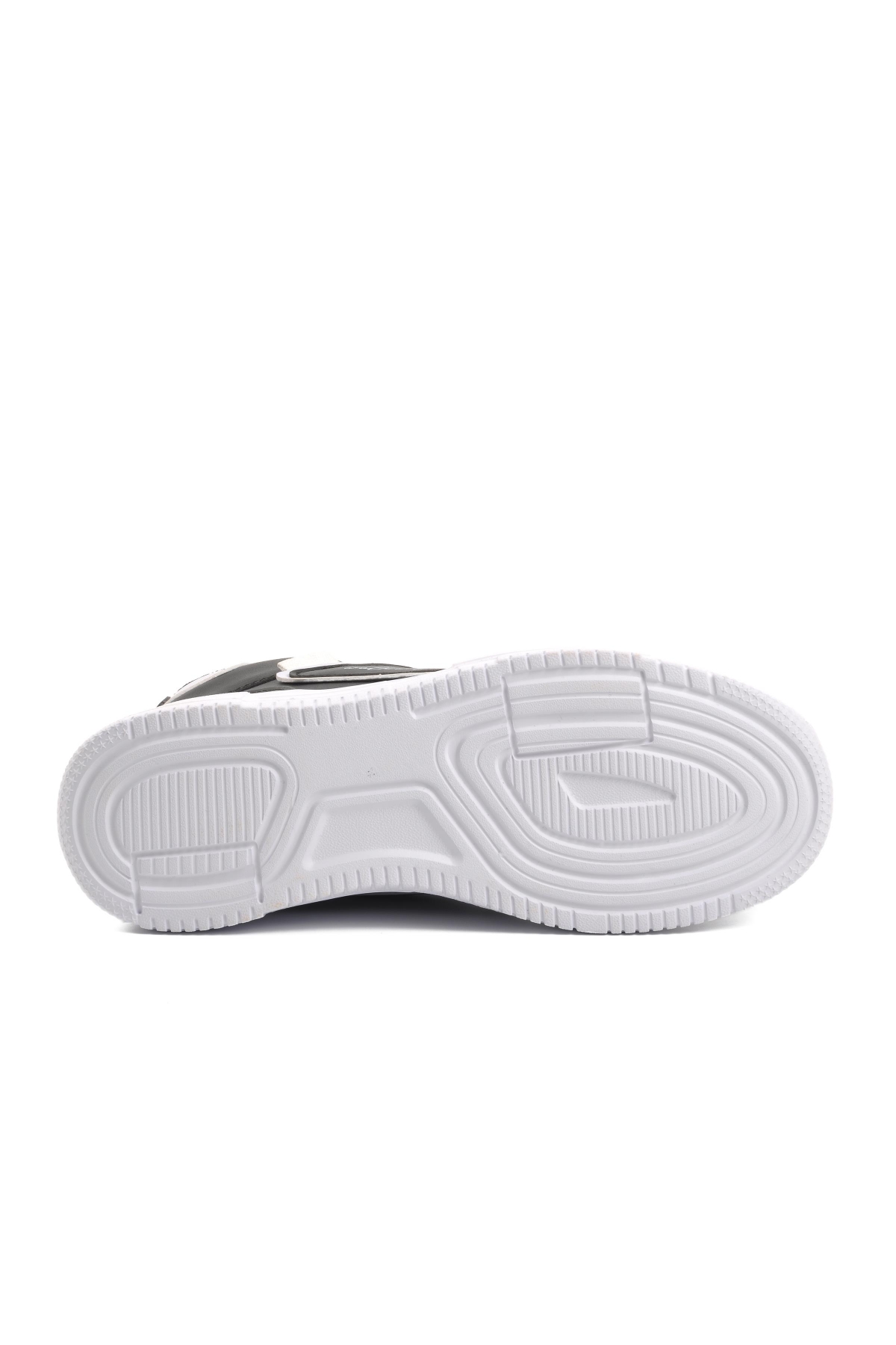 Nefertiti Siyah-Beyaz Unisex Hi Sneaker - Görsel 6