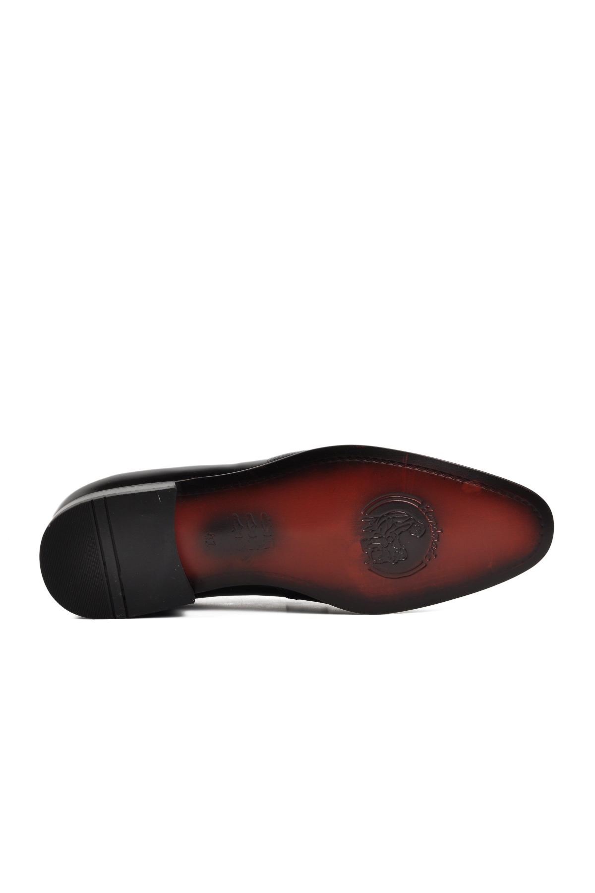 Pierre Loti 9642 Siyah Rugan İçi Dışı Hakiki Deri Erkek Klasik Ayakkabı - Görsel 6