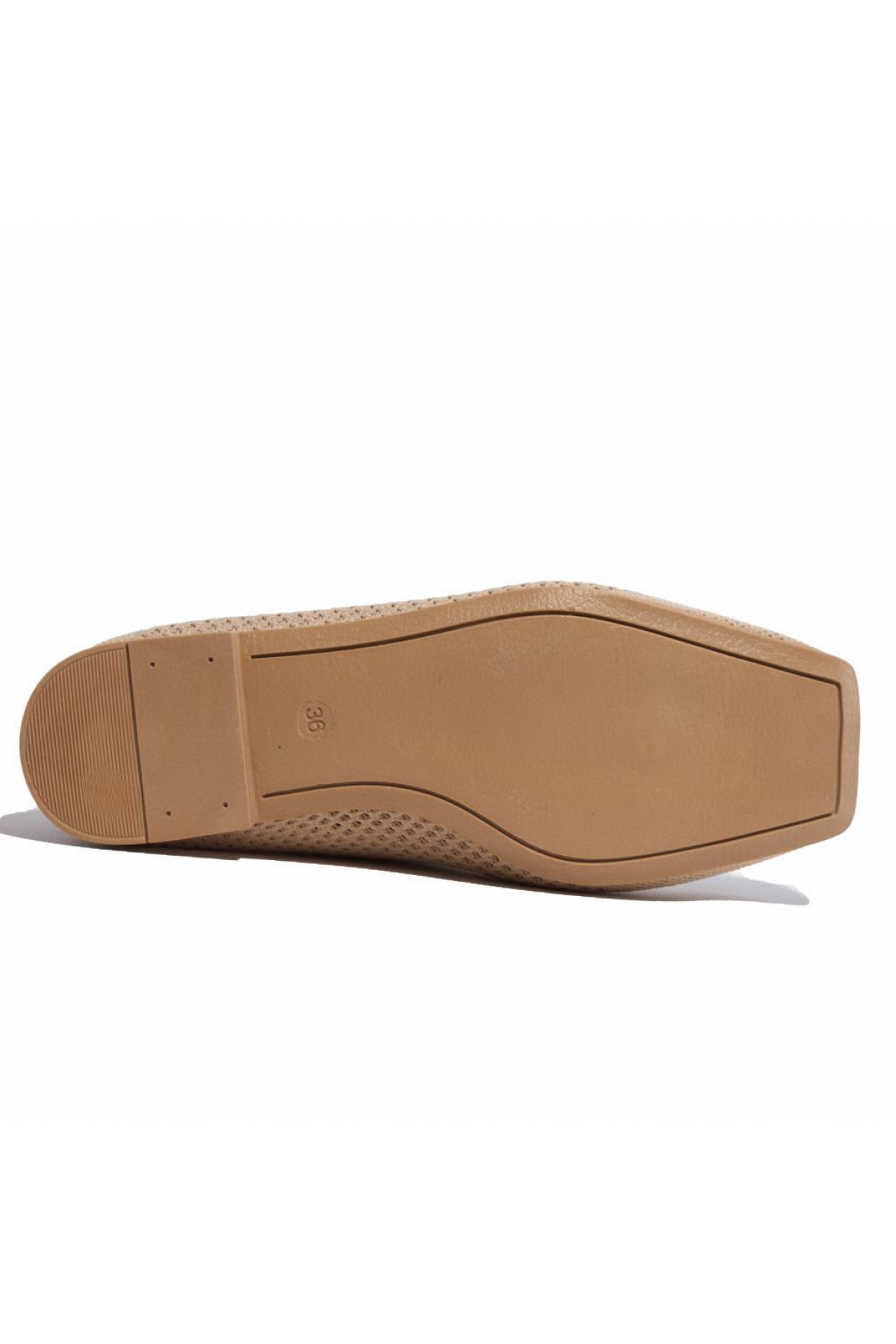 DZA07-557702 Nut Örgülü Klasik Topuklu Kadın Ayakkabı - Görsel 5