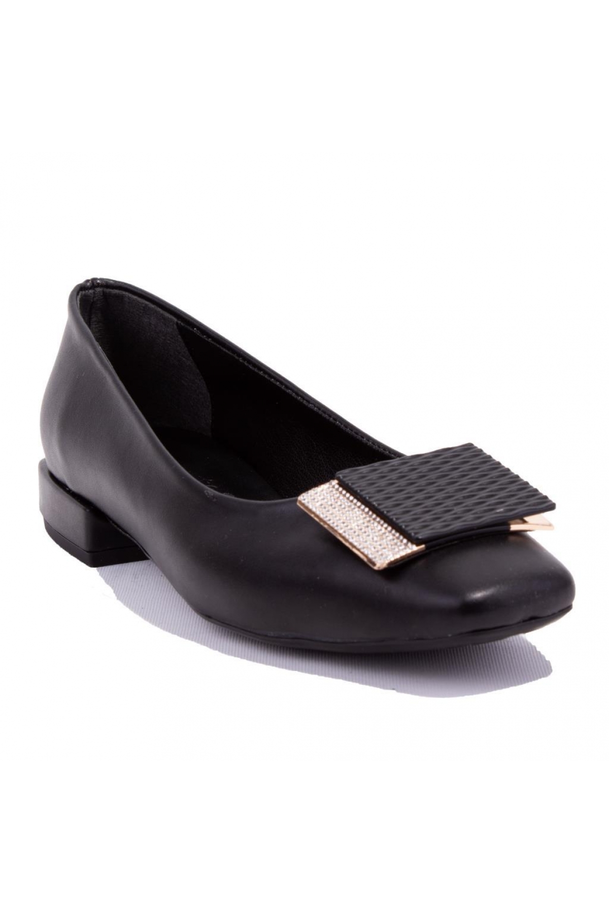 DZA07-8243811 Siyah Klasik Topuklu Kadın Ayakkabı - Görsel 2