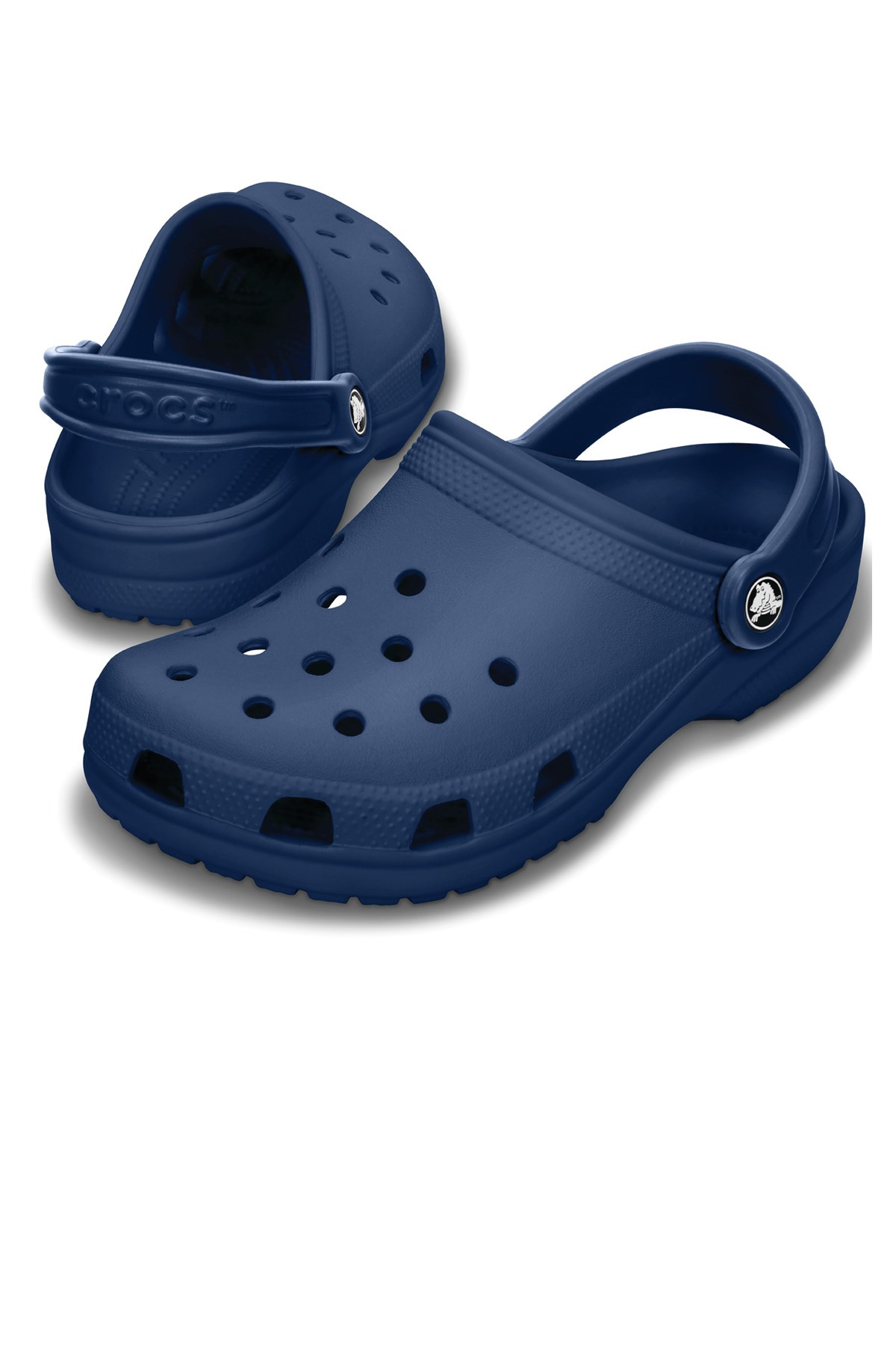 Crocs Crocs Lacivert Classic Unisex Terlik 10001-410 Sandalet & Terlik | Flo Lacivert - 4. görsel