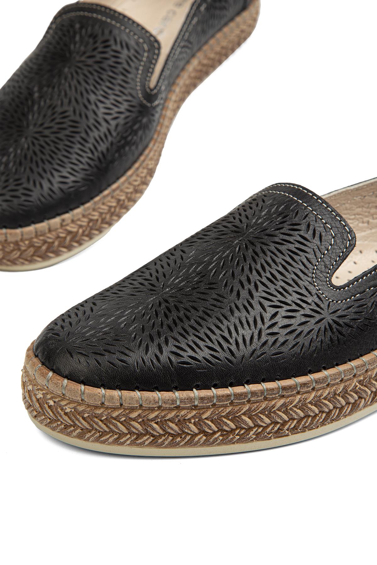 ® | PC-52323-3960 Siyah - Kadın Günlük Ayakkabı - Görsel 5