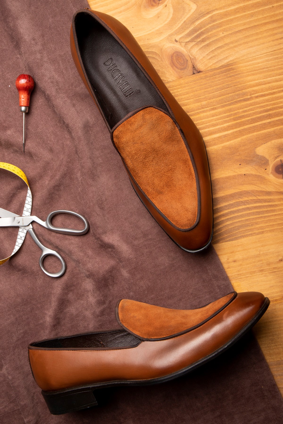 Elegant Hakiki Deri Erkek Klasik Ayakkabı, Loafer Klasik Ayakkabı, Makosen Ayakkabı - Görsel 5