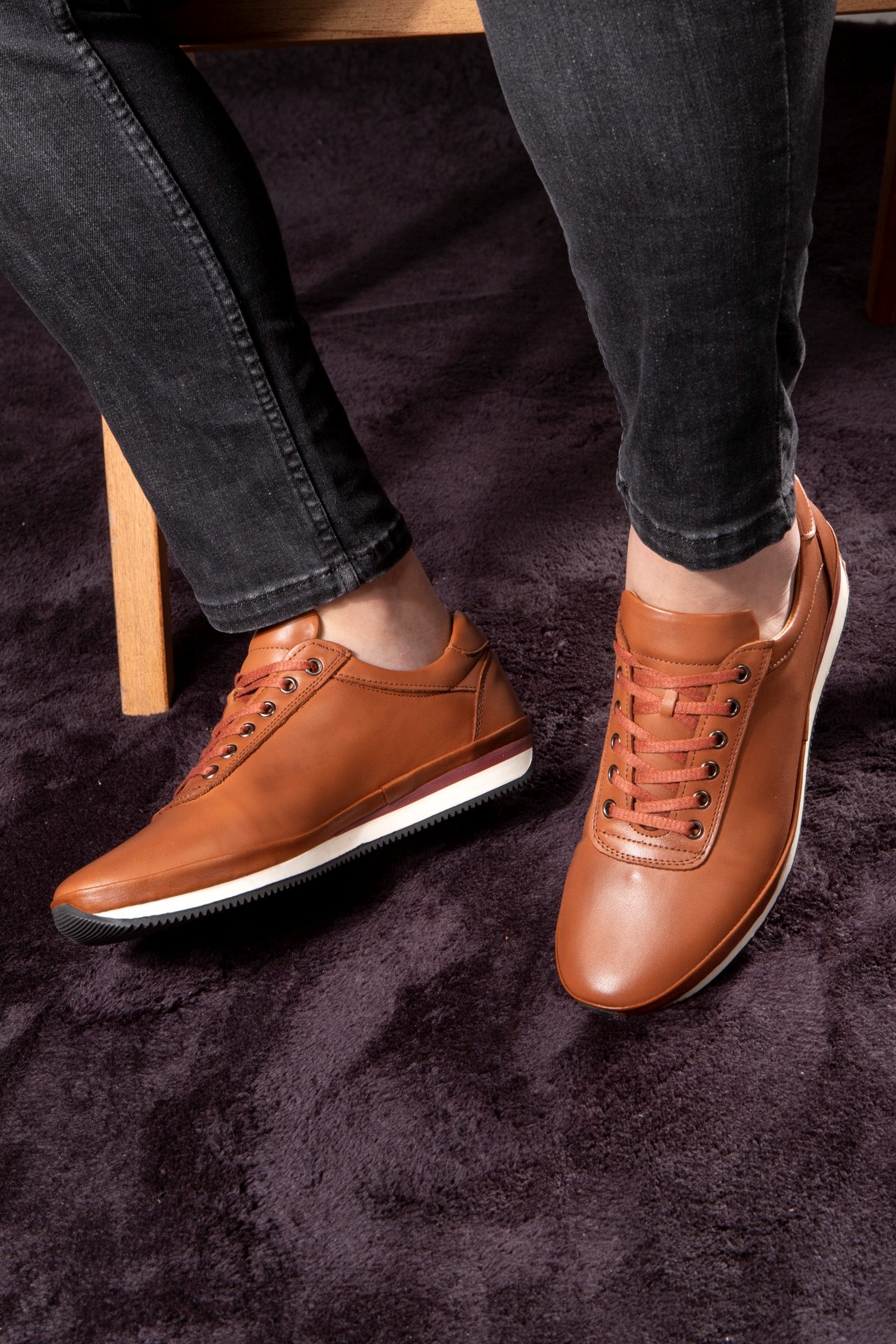 Plain Nubuk Hakiki Deri Erkek Ayakkabı - Görsel 6