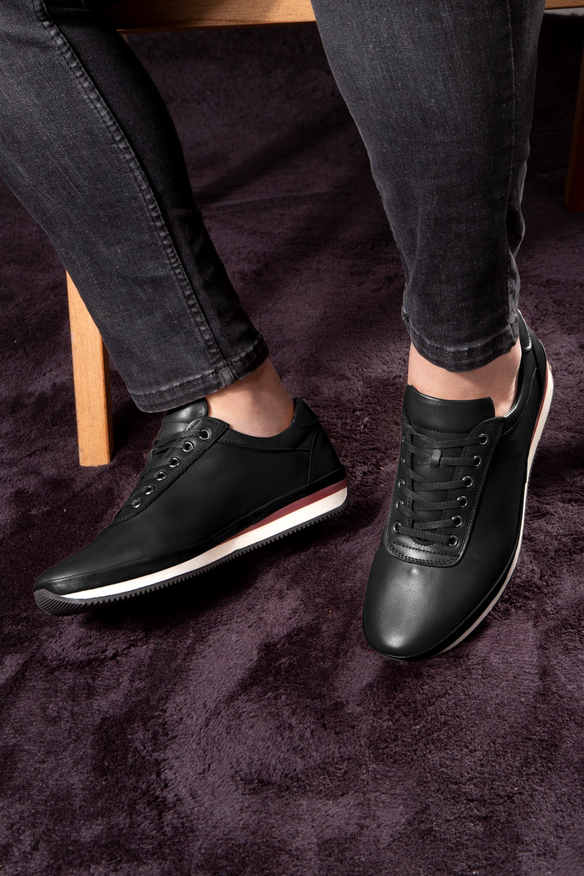 Plain Nubuk Hakiki Deri Erkek Ayakkabı - Görsel 6