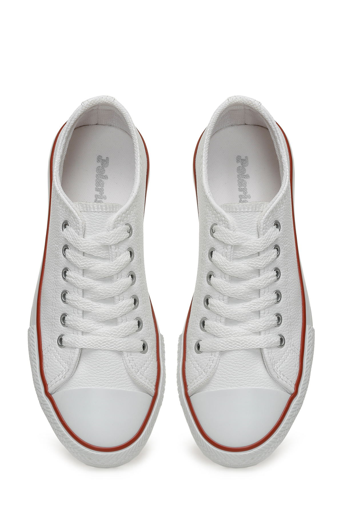 317754C.Z 3PR Beyaz Kadın Sneaker - Görsel 5