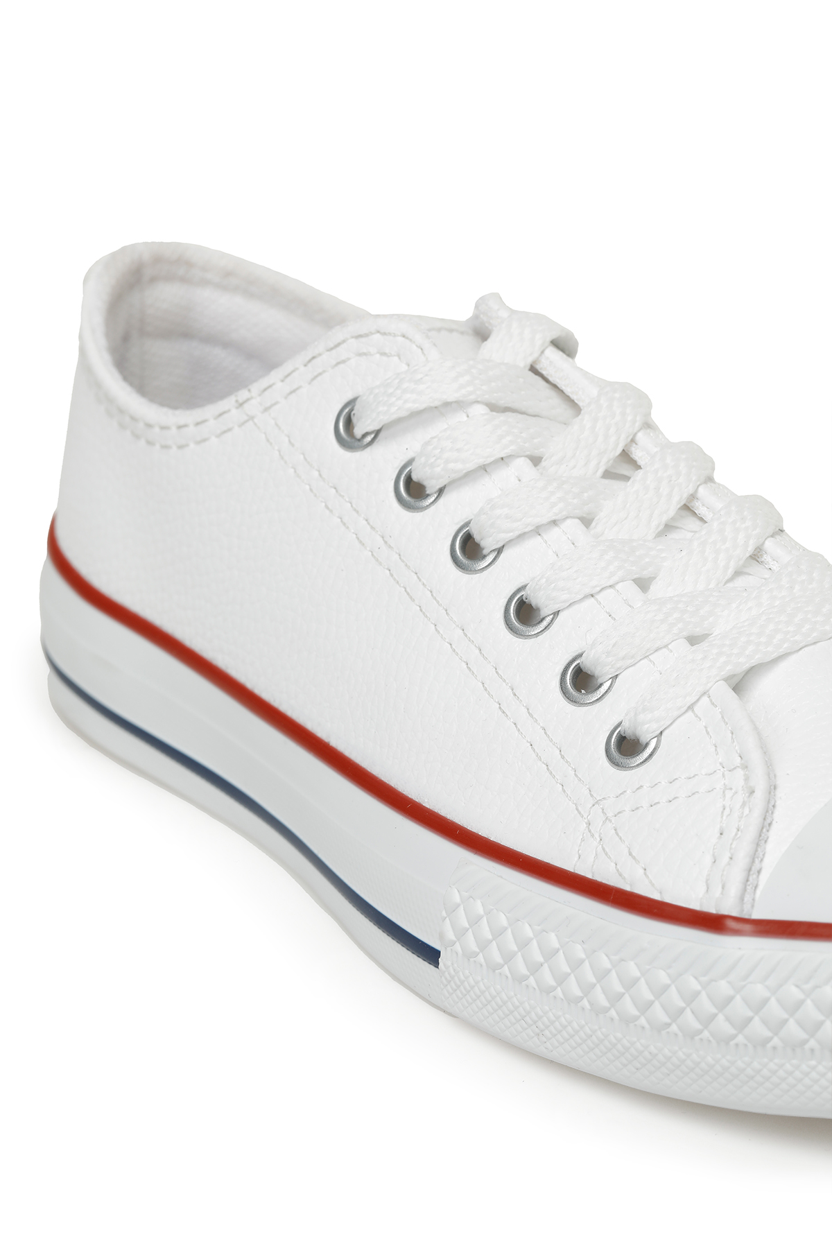 317754C.Z 3PR Beyaz Kadın Sneaker - Görsel 8