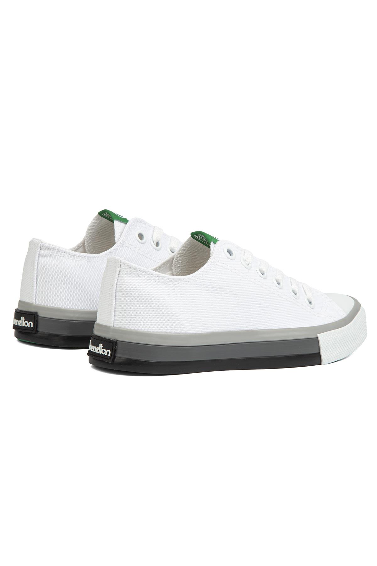 ® | BN-90176-2 - 3374 Beyaz Gri - Kadın Spor Ayakkabı - Görsel 4