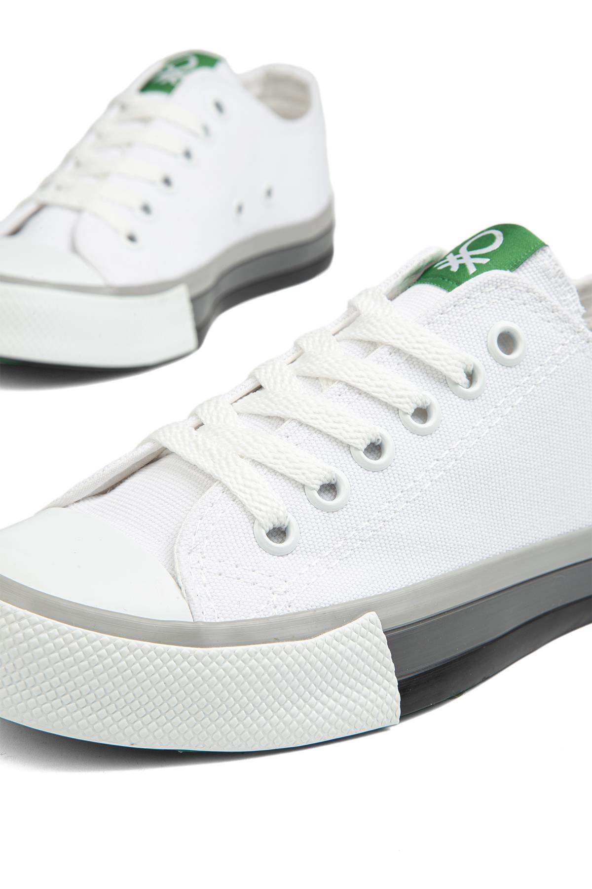 ® | BN-90176-2 - 3374 Beyaz Gri - Kadın Spor Ayakkabı - Görsel 5