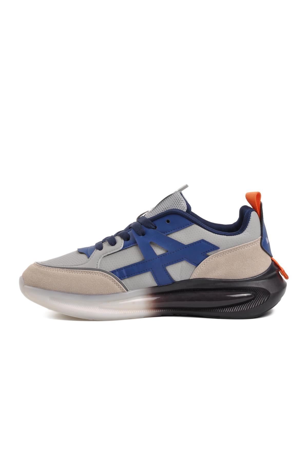 152-17202 Gri Erkek Sneaker - Görsel 3