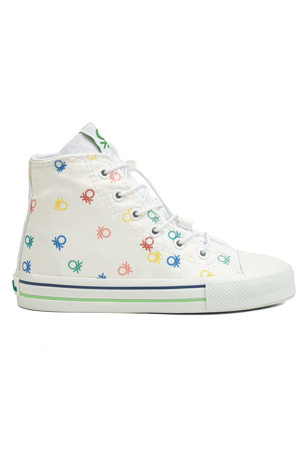 ® | BN-90183 - 3394 Beyaz - Çocuk Spor Ayakkabı - Görsel 2