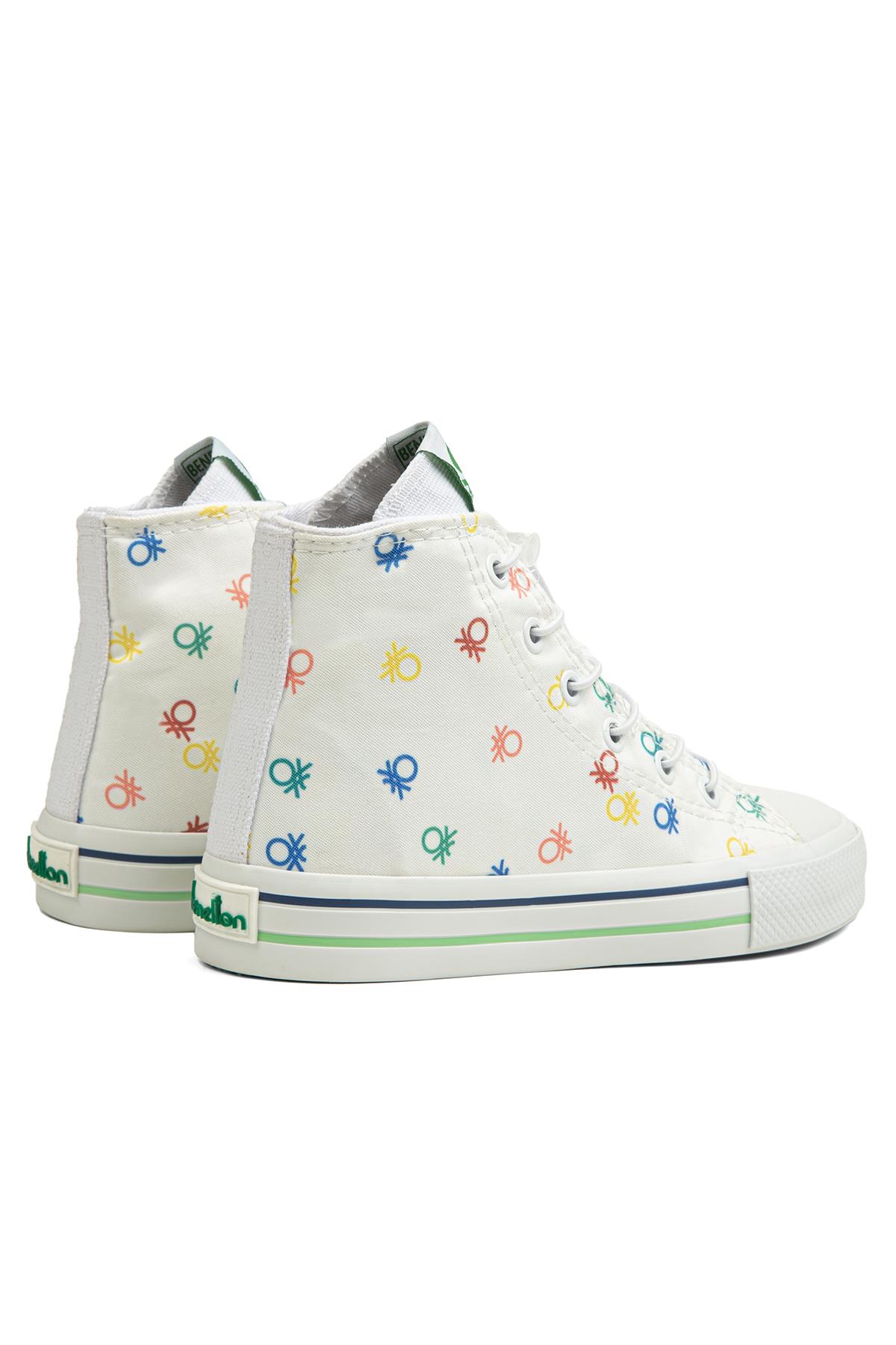 ® | BN-90183 - 3394 Beyaz - Çocuk Spor Ayakkabı - Görsel 4