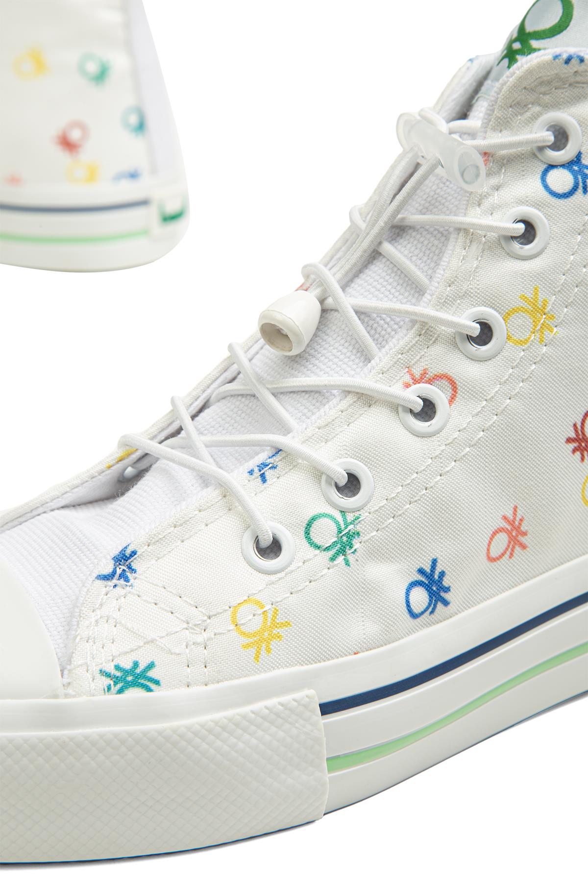 ® | BN-90183 - 3394 Beyaz - Çocuk Spor Ayakkabı - Görsel 5