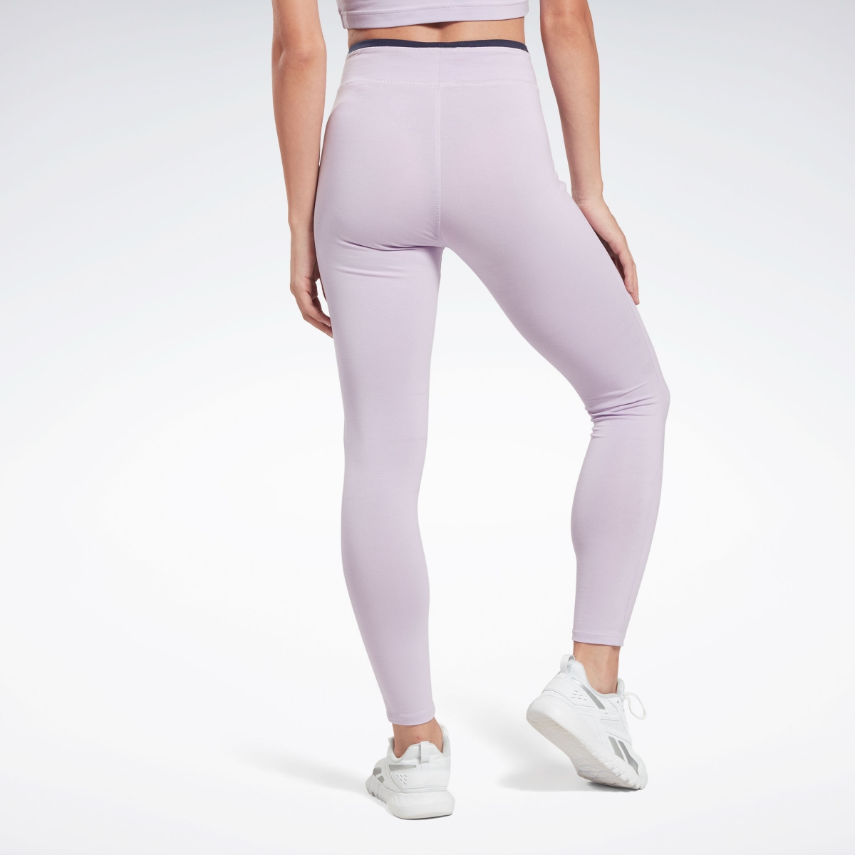 Reebok RIE Cotton Legging Lila Kadın Tayt