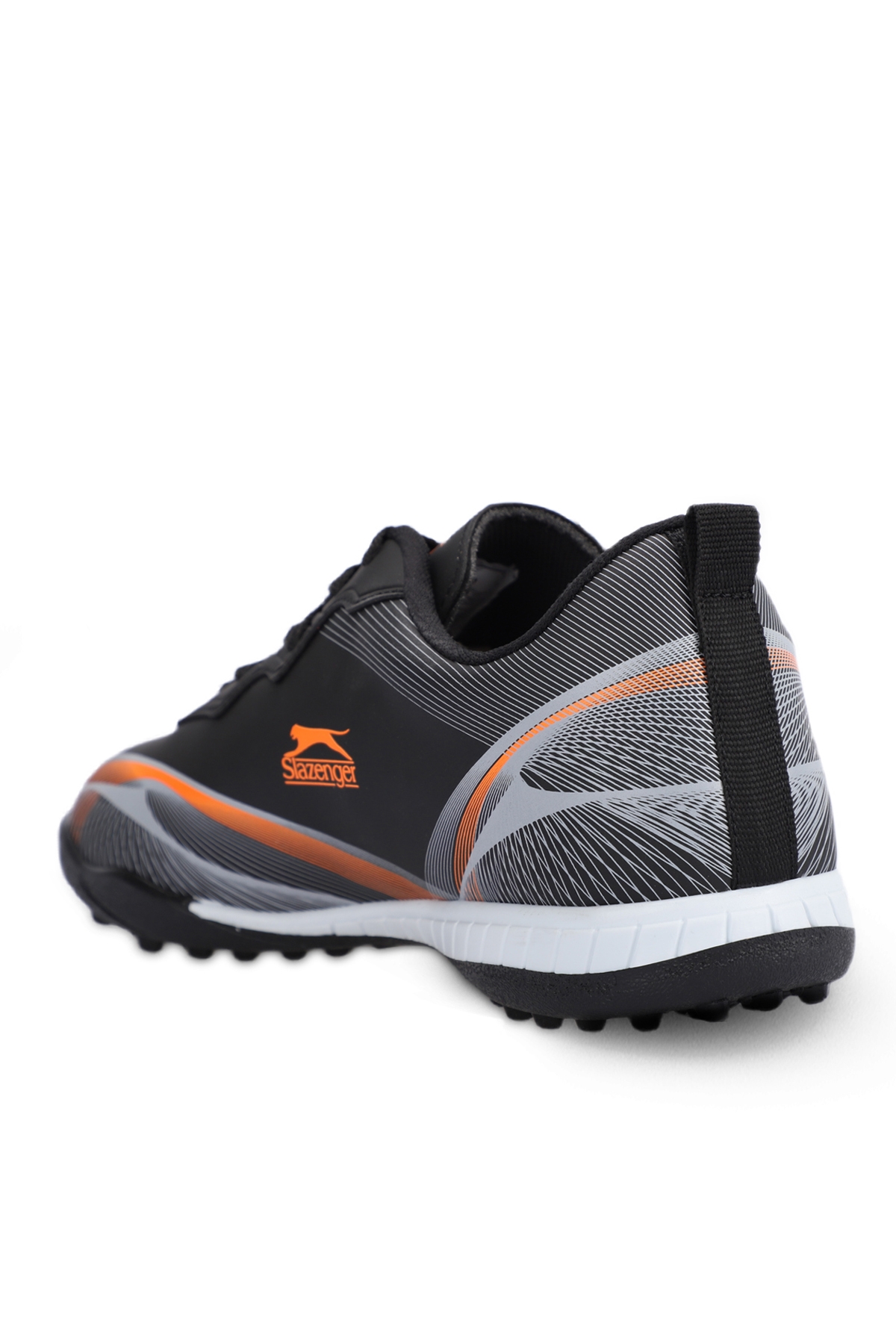 MARCELL HS Futbol Erkek Halı Saha Ayakkabı Siyah / Turuncu - Görsel 4