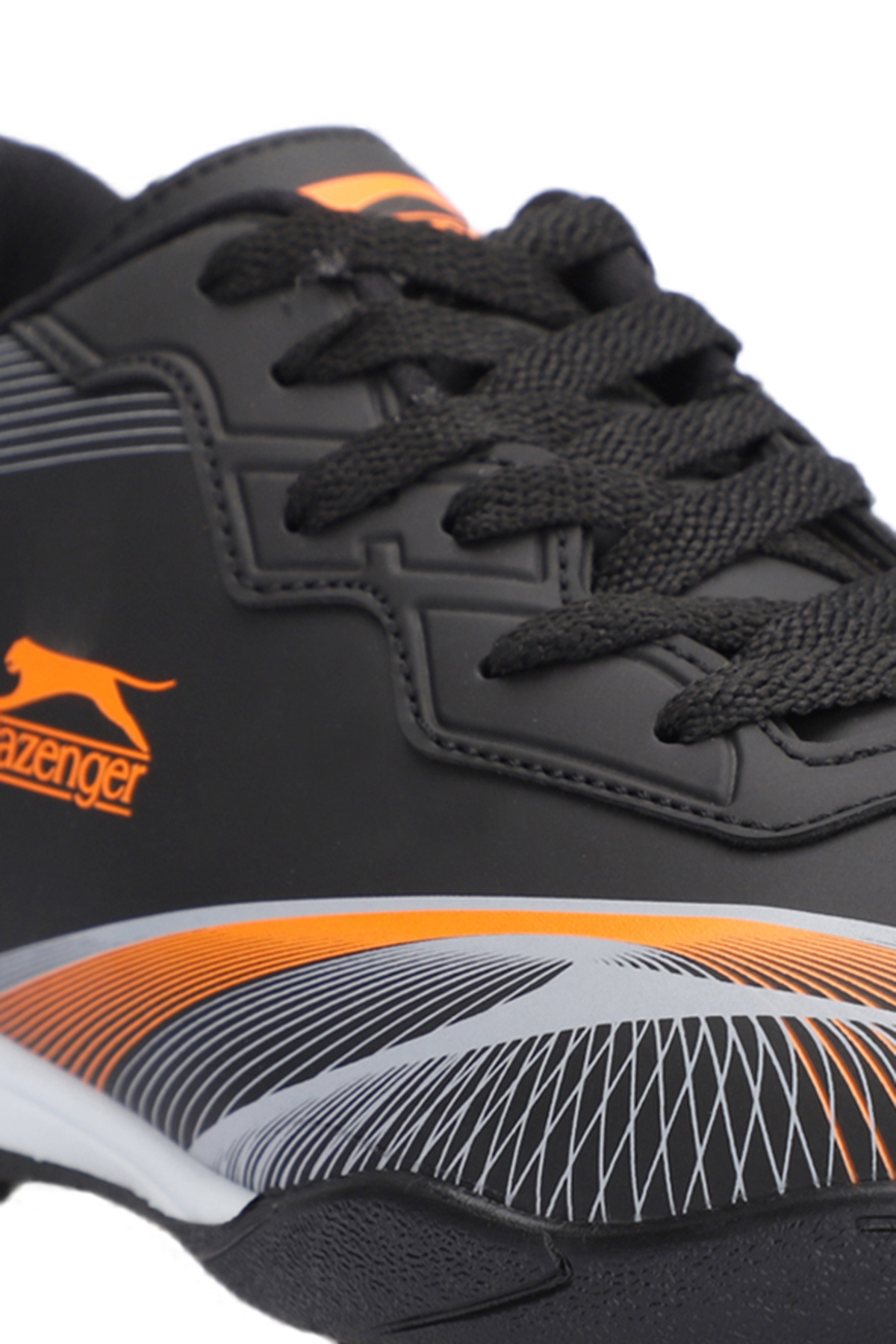 MARCELL HS Futbol Erkek Halı Saha Ayakkabı Siyah / Turuncu - Görsel 5