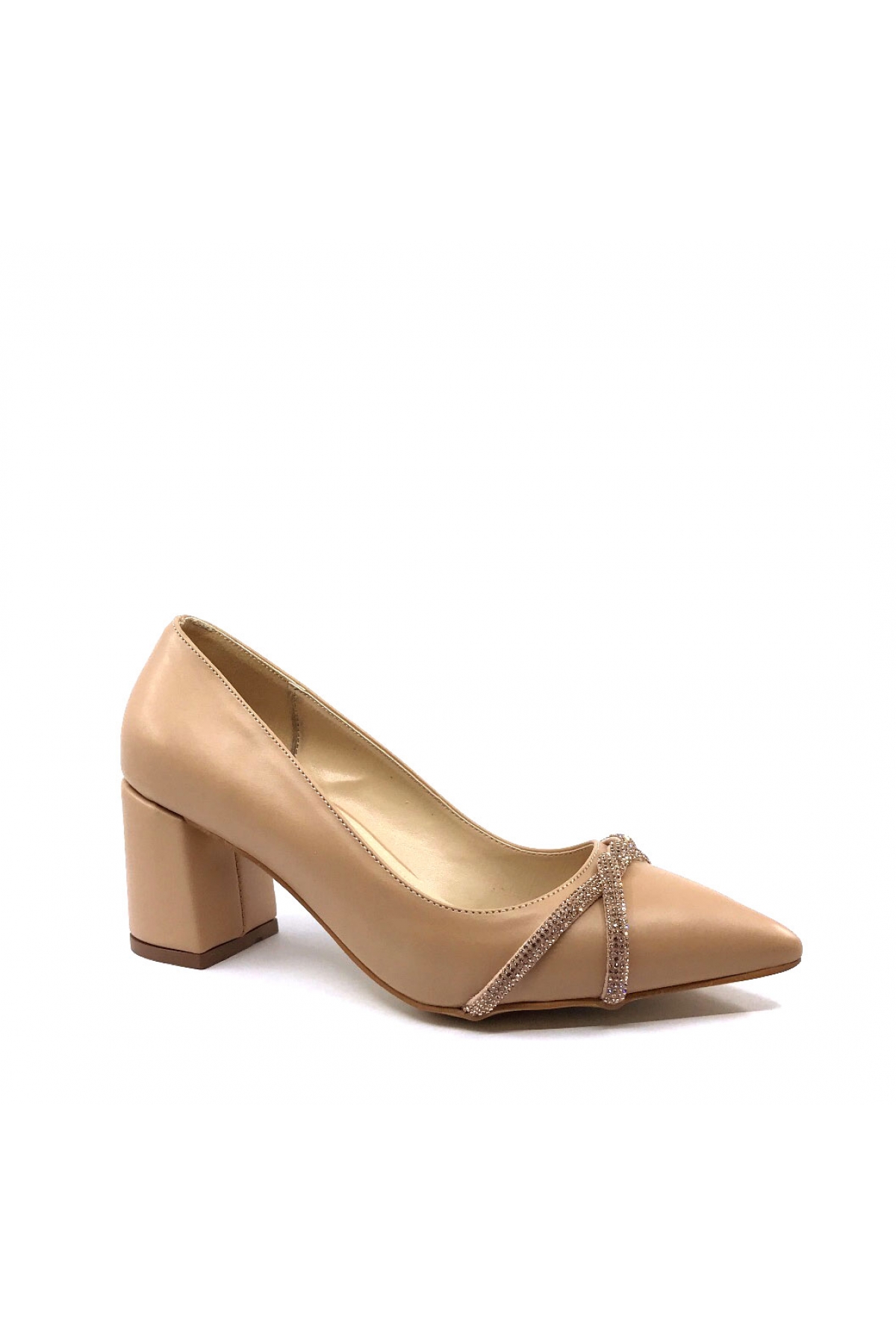 Ayakkanımood Mht 105 6,5 Cm Taşlı Kadın Topuklu Ayakkabı - Görsel 3
