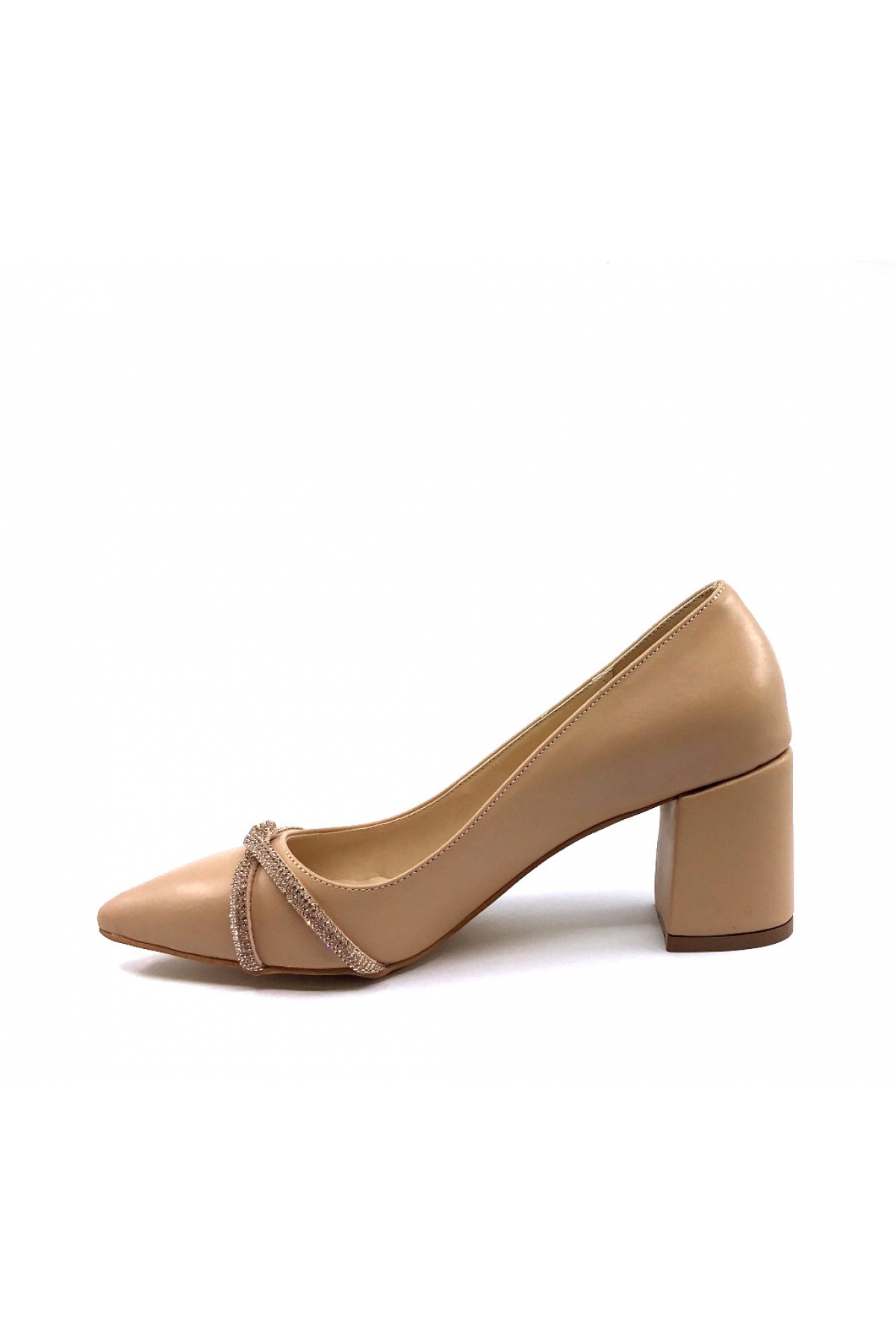 Ayakkanımood Mht 105 6,5 Cm Taşlı Kadın Topuklu Ayakkabı - Görsel 5