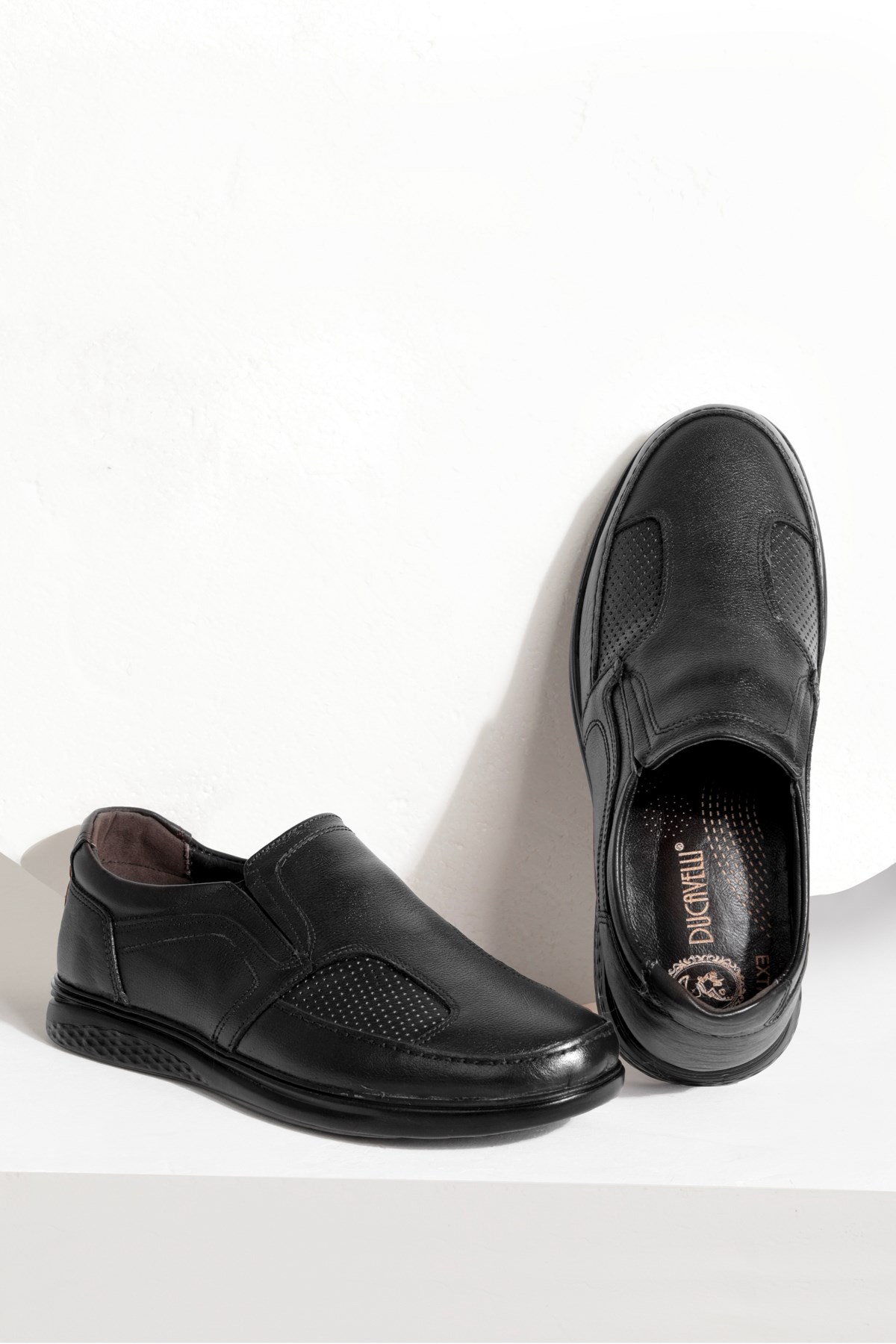 Lofor Hakiki Deri Comfort Ortopedik Erkek Günlük Ayakkabı, Ortopedik Baba Ayakkabı - Görsel 6