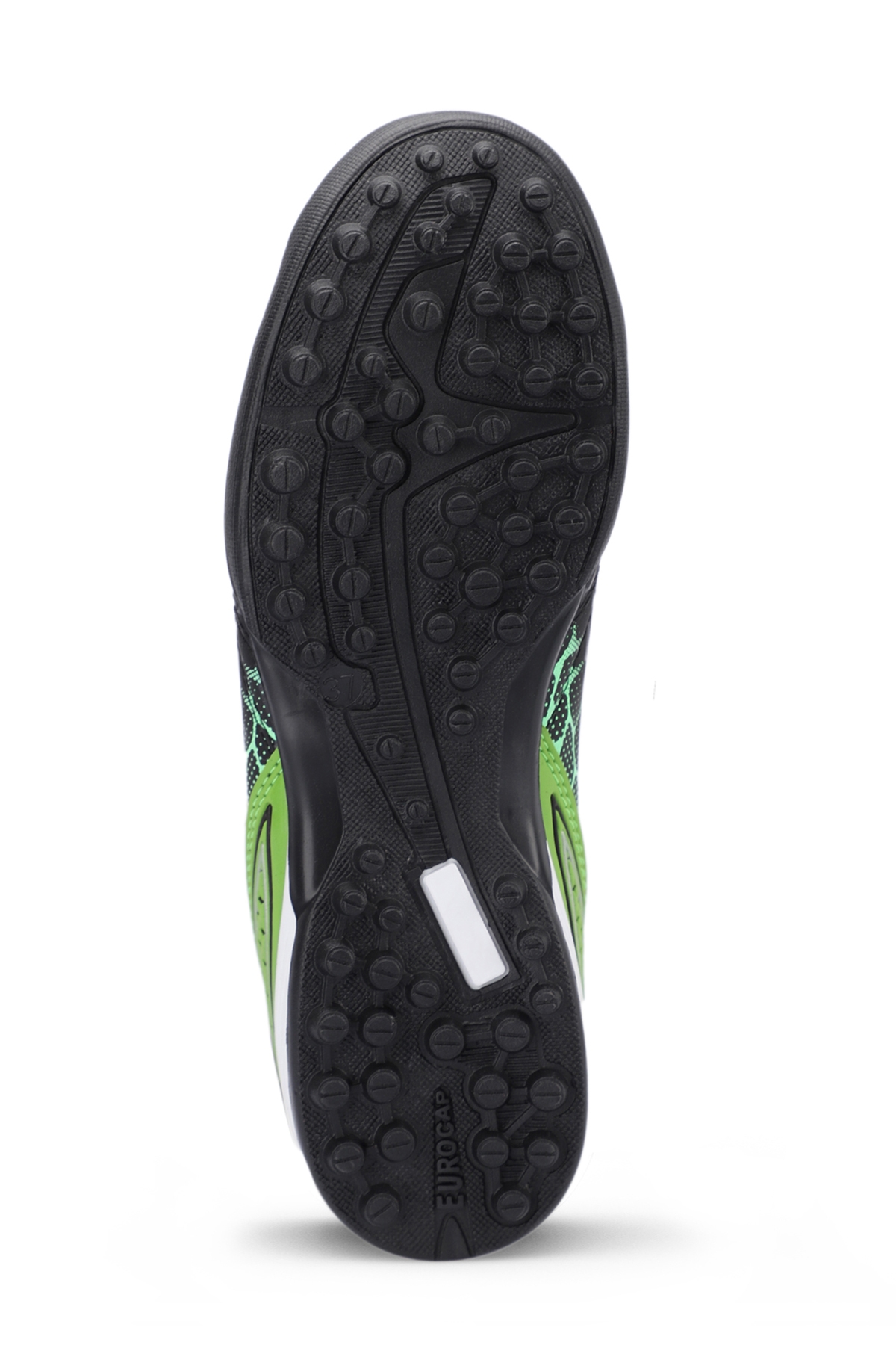 DANGER I HS Futbol Erkek Çocuk Halı Saha Ayakkabı Siyah / Yeşil - Görsel 8