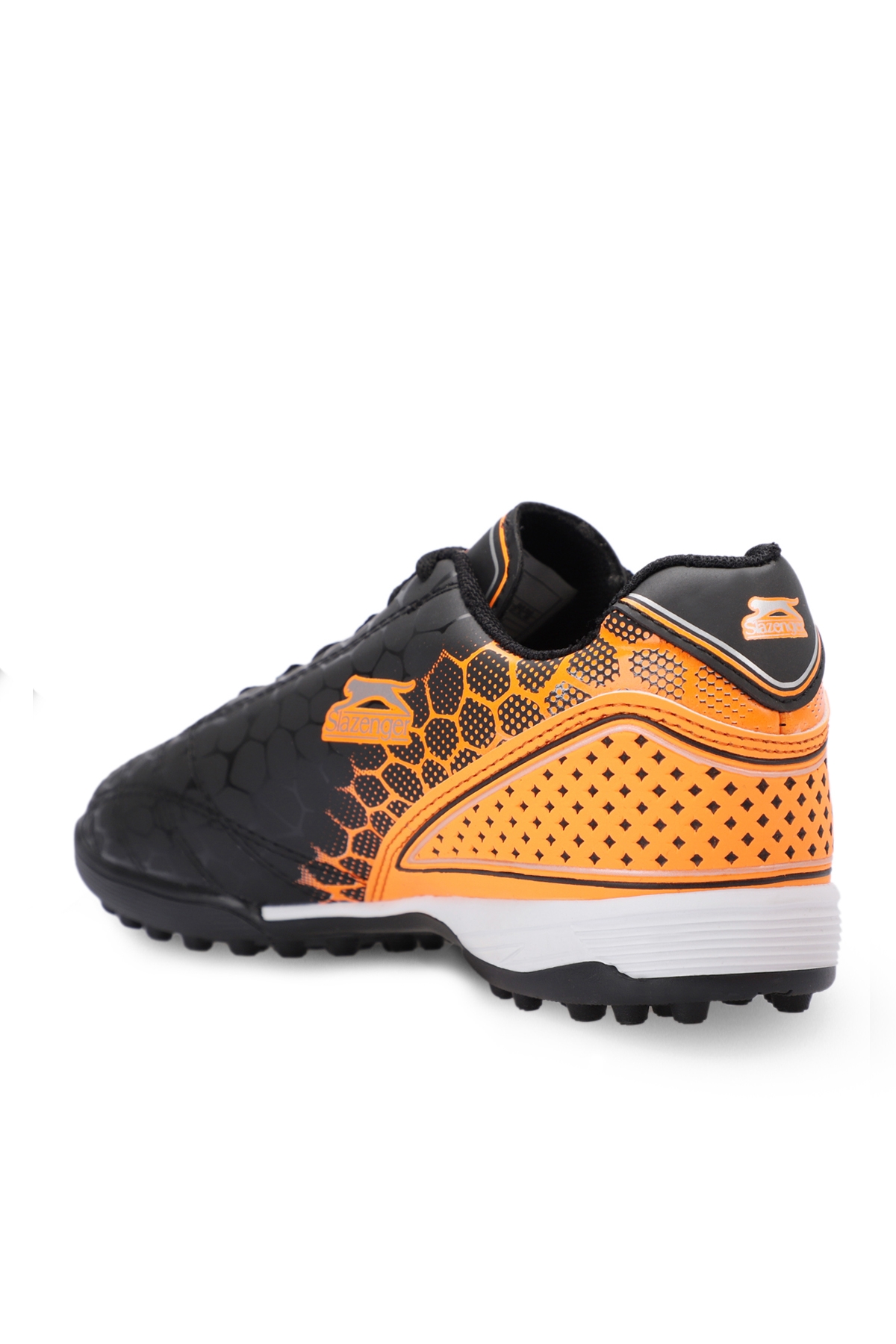 DANGER I HS Futbol Erkek Çocuk Halı Saha Ayakkabı Siyah / Turuncu - Görsel 4