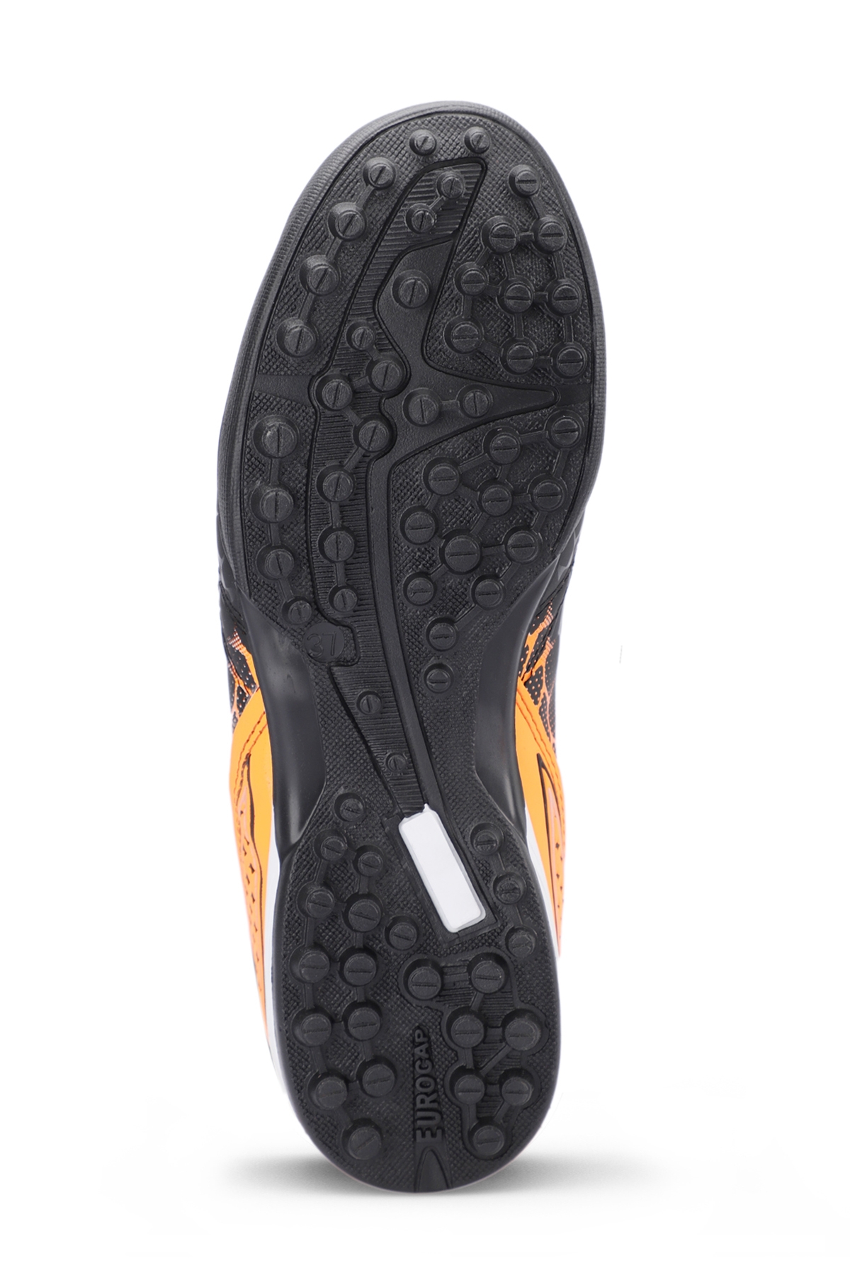 DANGER I HS Futbol Erkek Çocuk Halı Saha Ayakkabı Siyah / Turuncu - Görsel 8