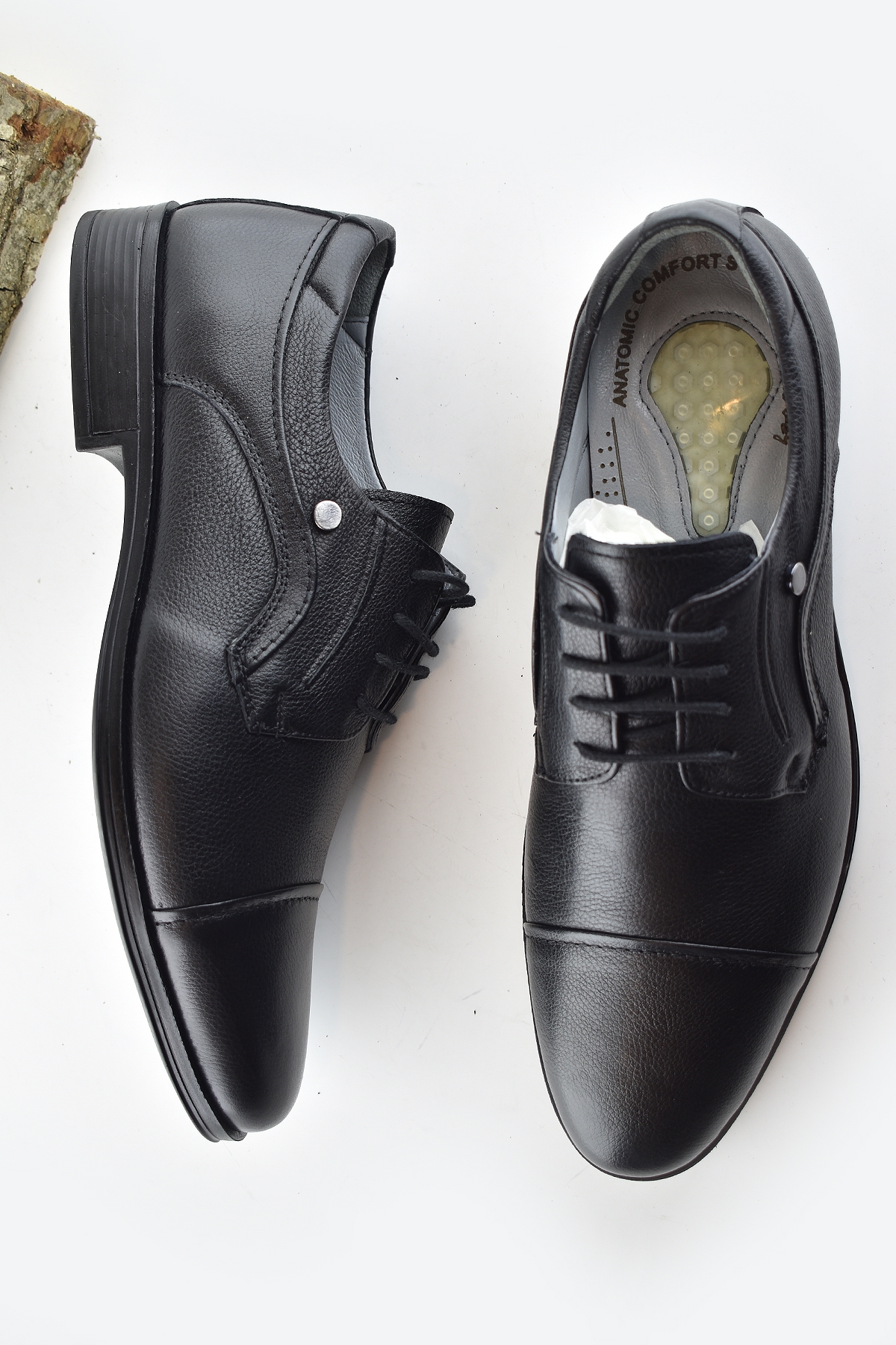 3572 Tam Ortopedik Taban Hakiki Deri Erkek Ayakkabı Hava Süspansüyonluu - Görsel 4