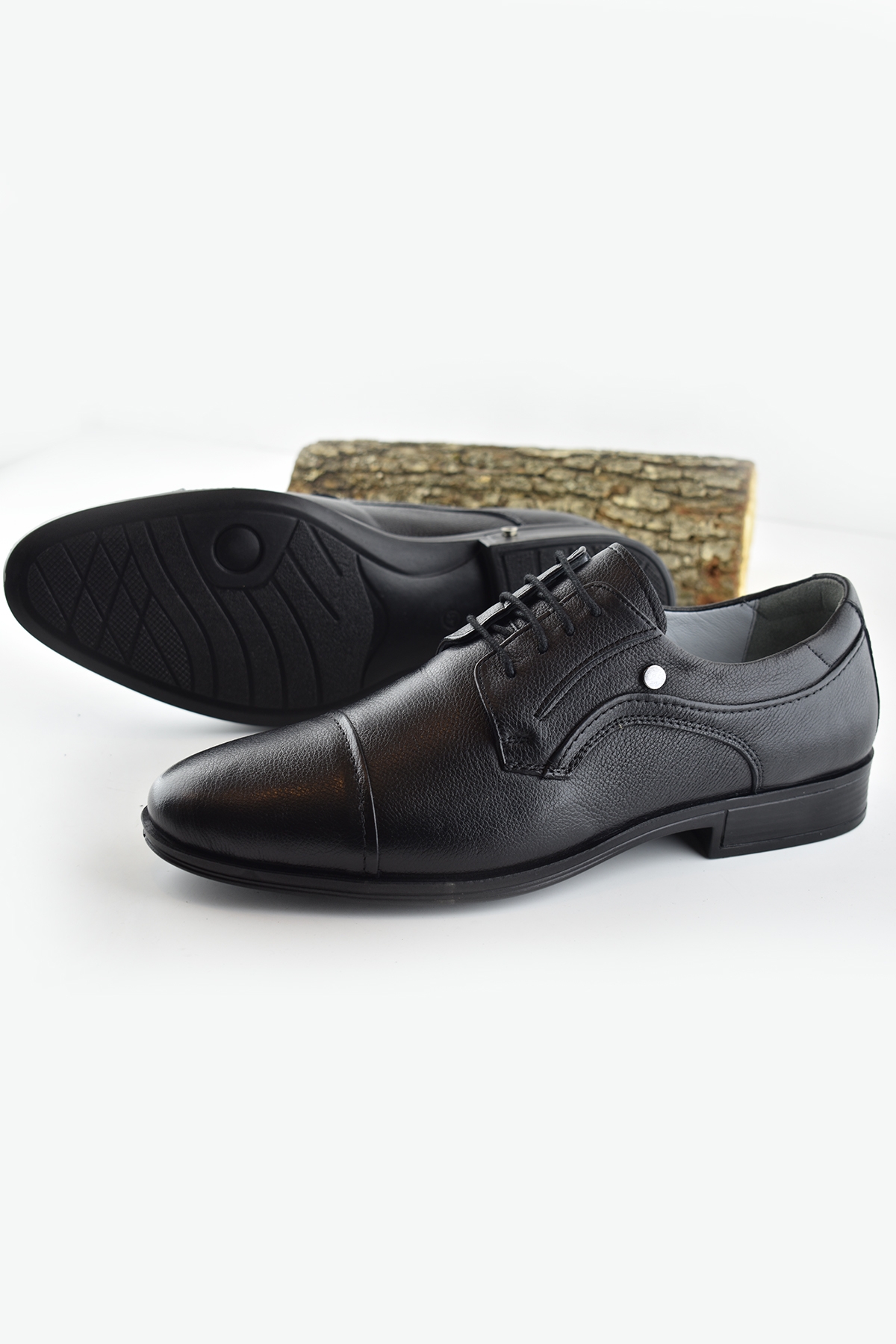 3572 Tam Ortopedik Taban Hakiki Deri Erkek Ayakkabı Hava Süspansüyonluu - Görsel 2
