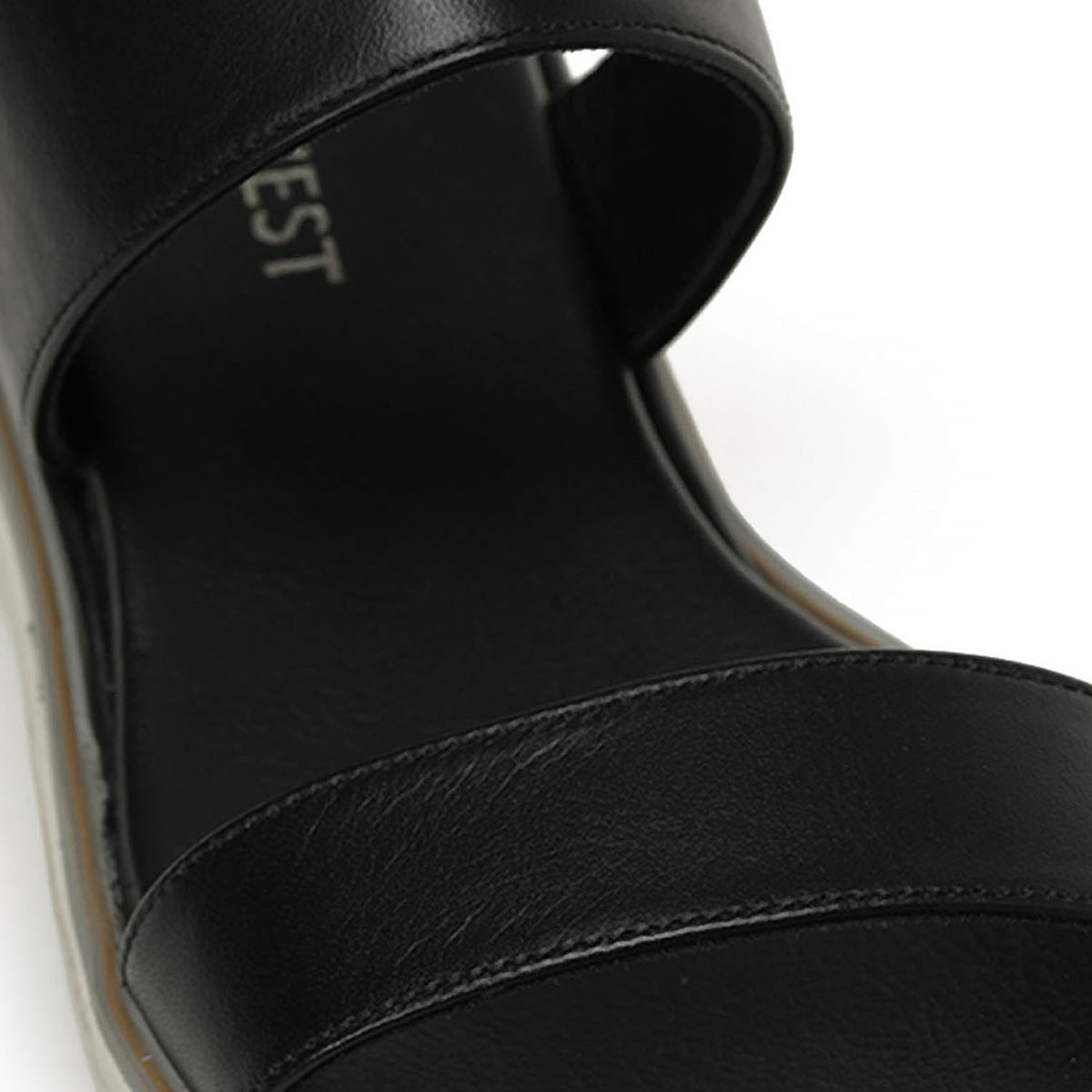 Nine West SEJU 3FX Siyah Kadın Dolgu Topuk Sandalet. 7