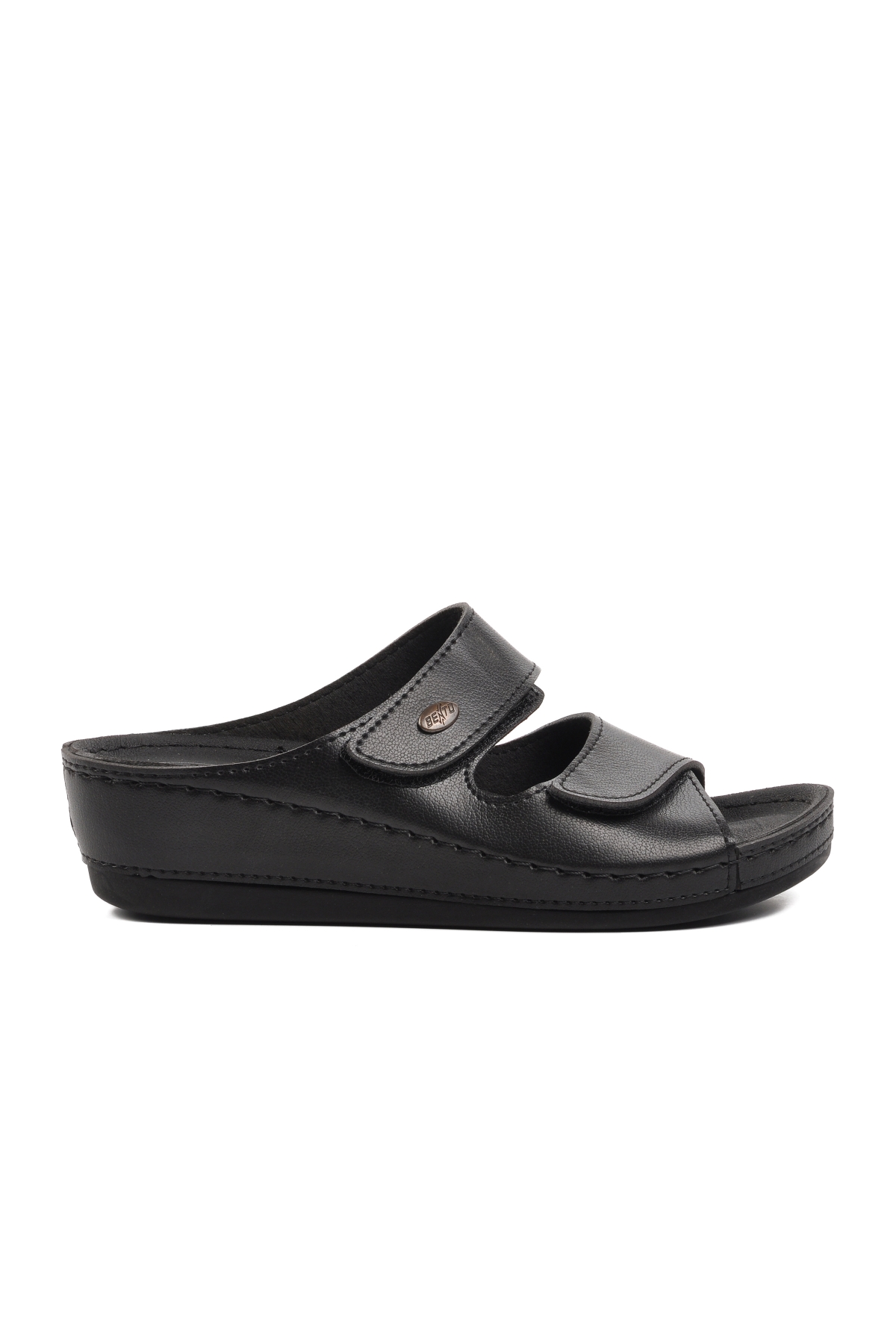 15.009 Siyah Kadın Dolgu Topuk Terlik - Görsel 2