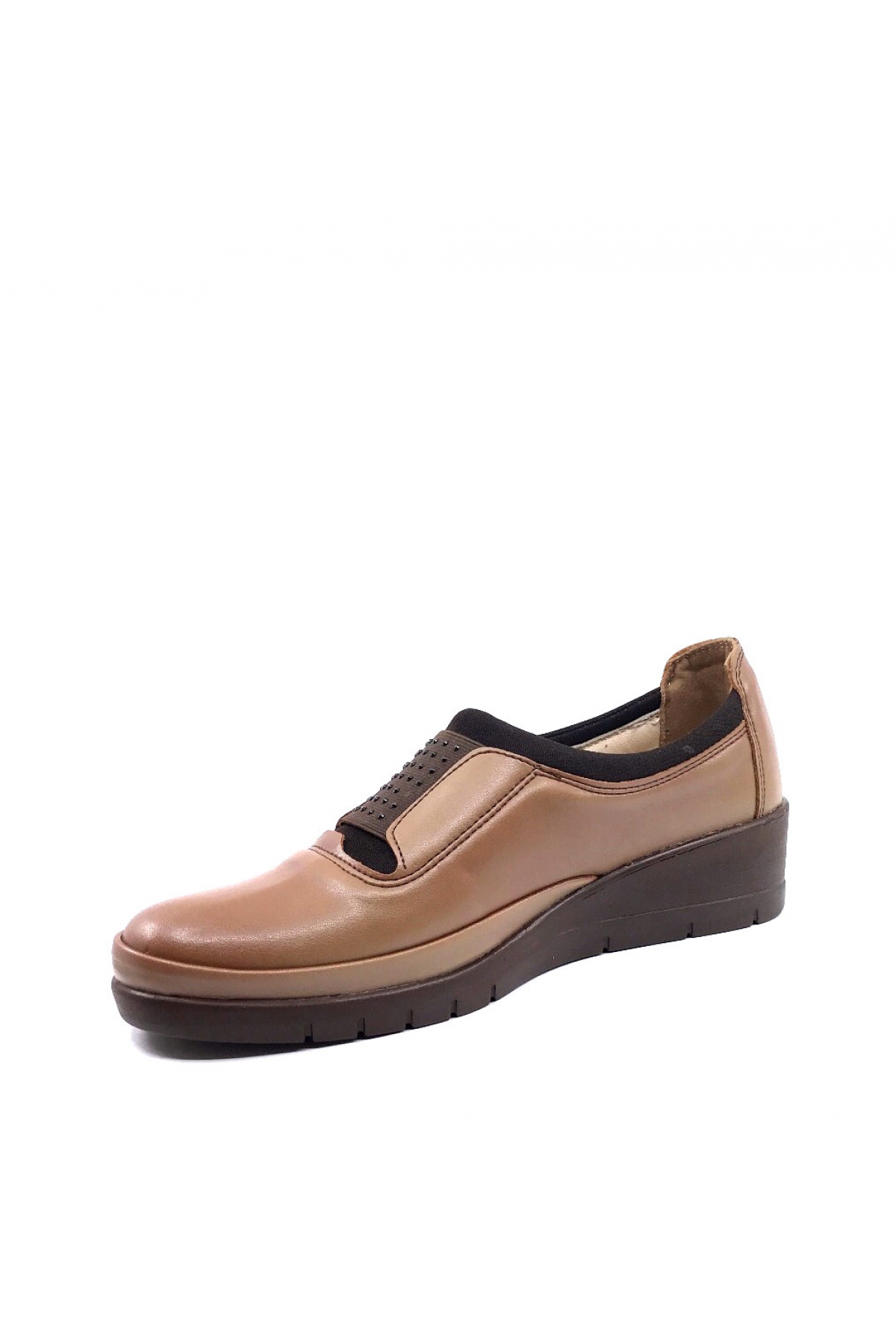 Y 67 Özel Topuk Jeli Vizon Günlük Bayan Ayakkabı - Görsel 4