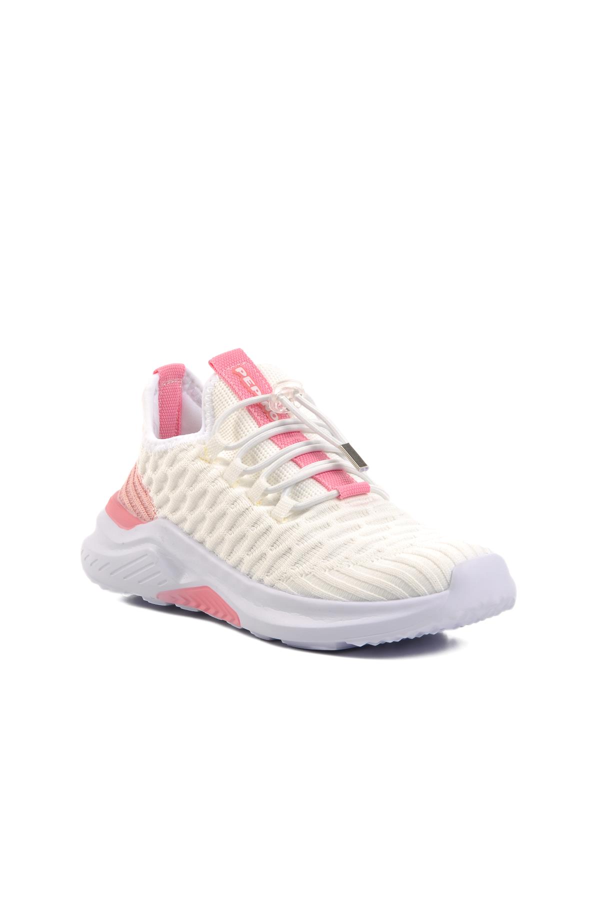 1419-F Krem-Pudra Çocuk Spor Ayakkabı - Görsel 4