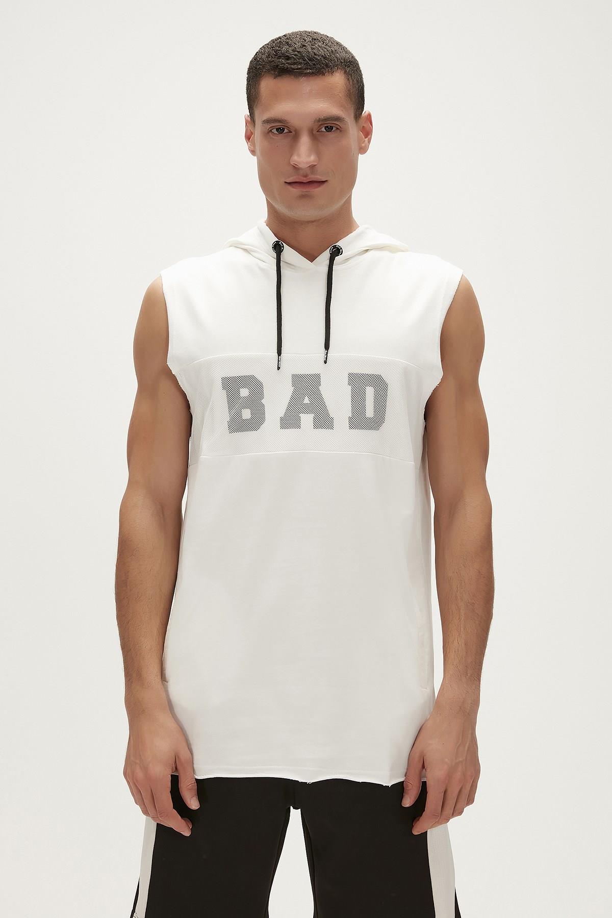 21.01.33.001-C04 Bad Net Sleeveless Erkek Sweatshirt