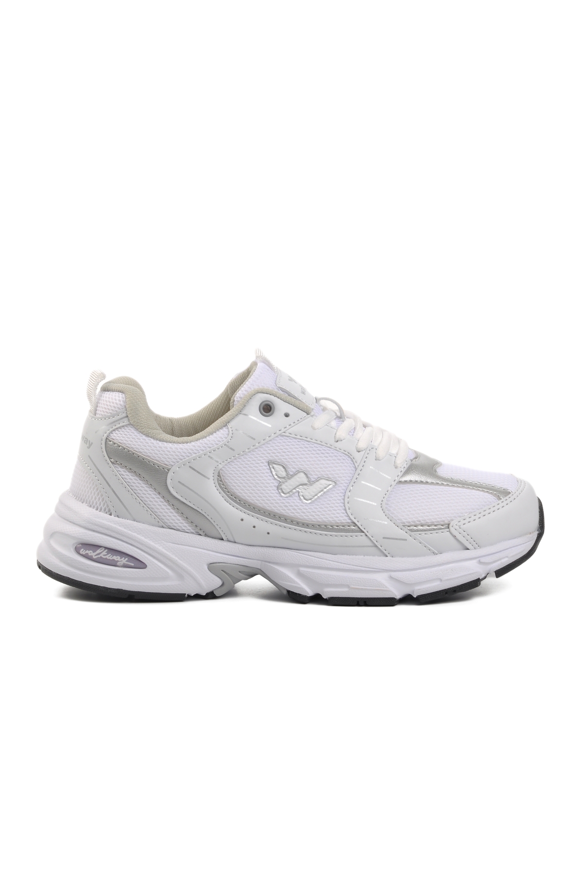 Run Beyaz-Gümüş Unisex Koşu Ayakkabısı - Görsel 2