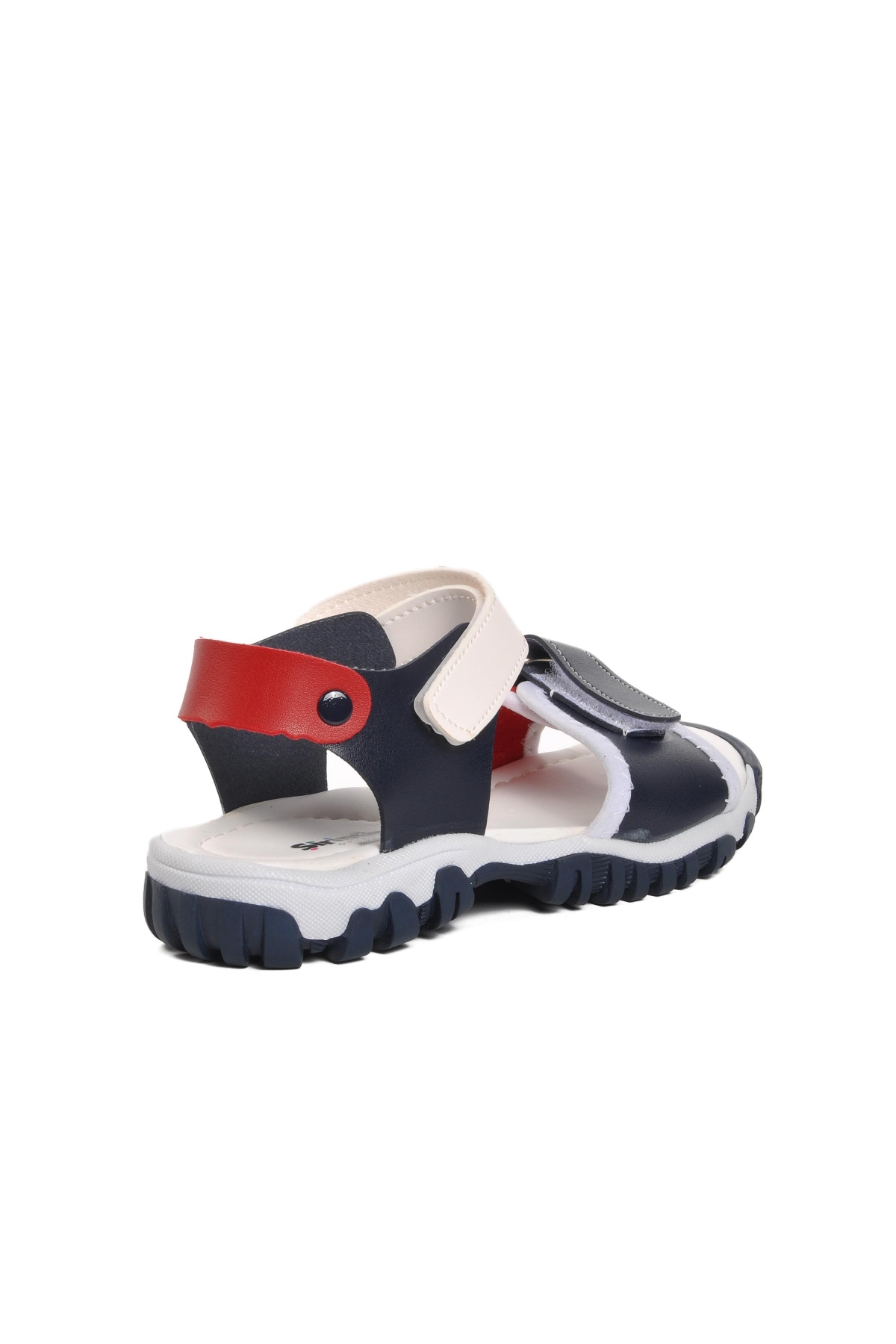 22Y06-F Lacivert-Kırmızı-Beyaz Erkek Çocuk Sandalet - Görsel 5