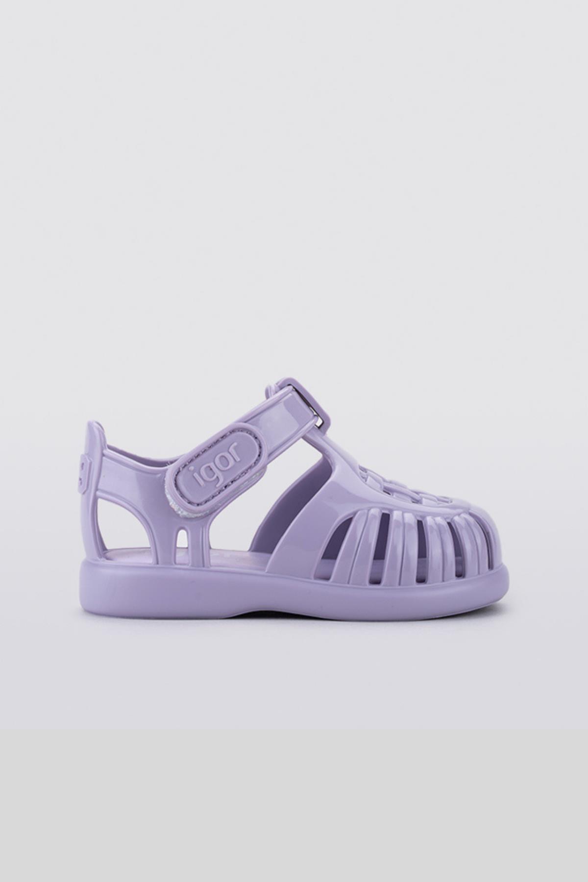 S10311-018 Tobby Gloss Kız Çocuk Sandalet - Görsel 2