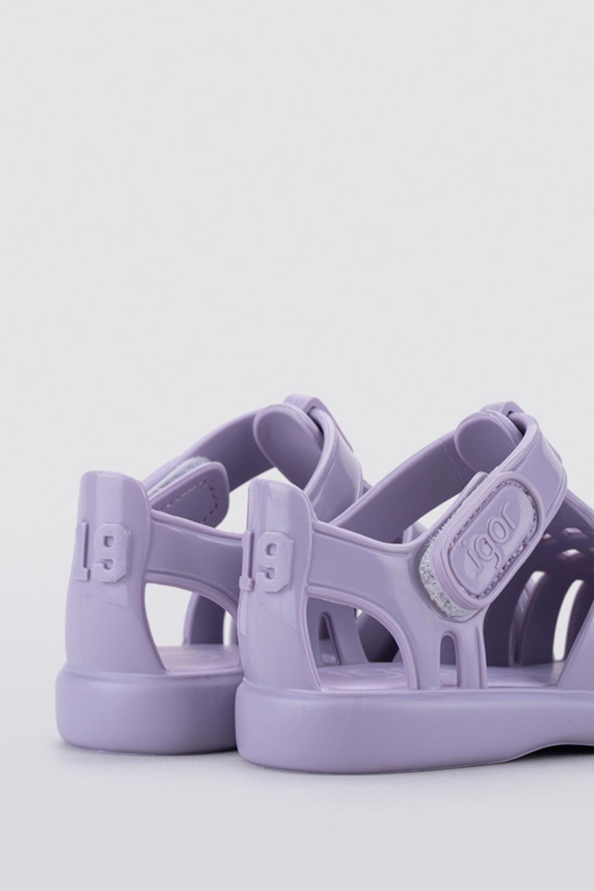 S10311-018 Tobby Gloss Kız Çocuk Sandalet - Görsel 5