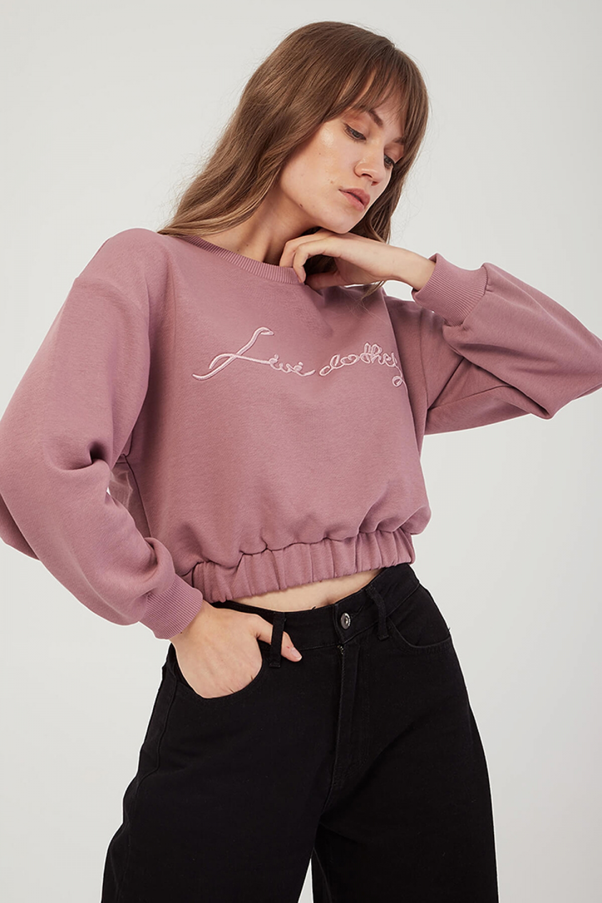 Friends hotsell crop sweatshirt