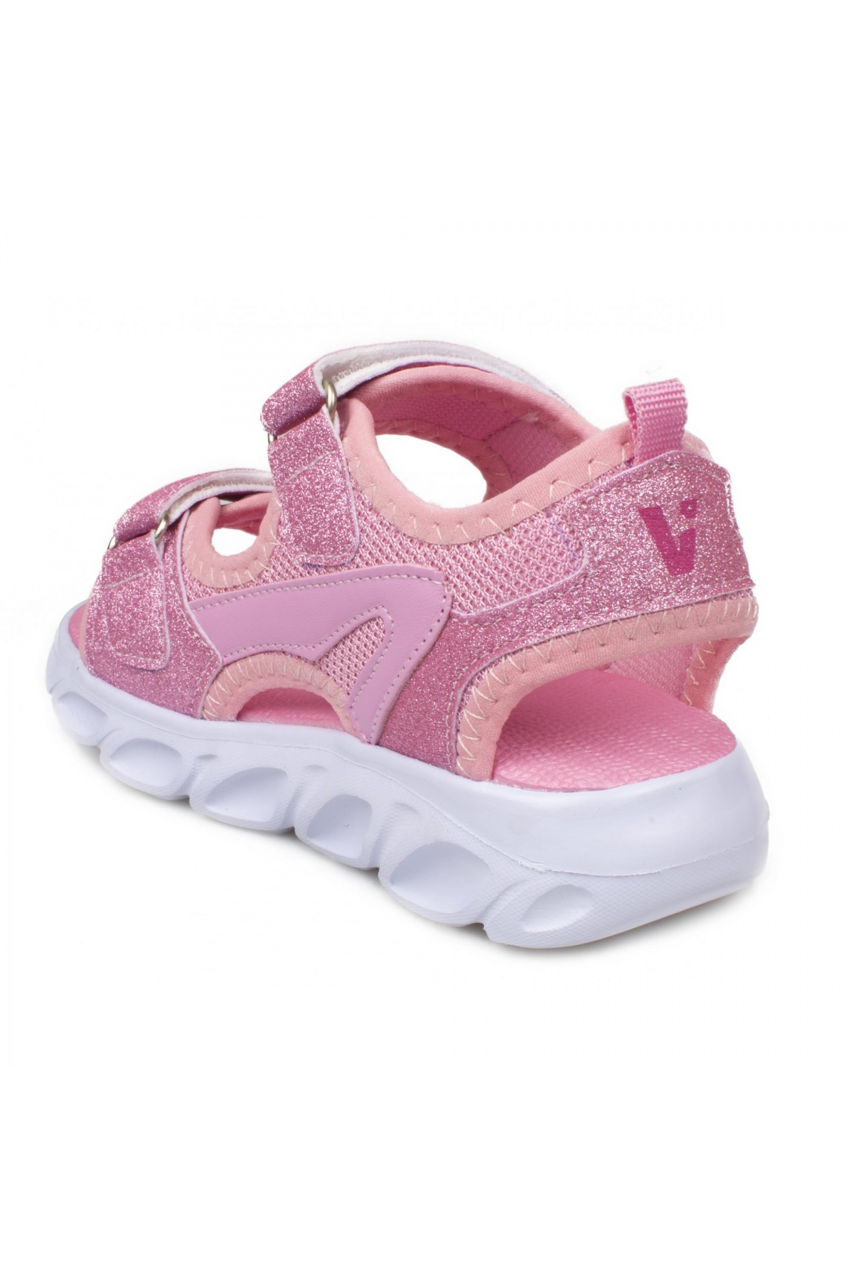 332.p21Y189 Roy Patik Phylon Işıklı Pembe Çocuk Sandalet - Görsel 5
