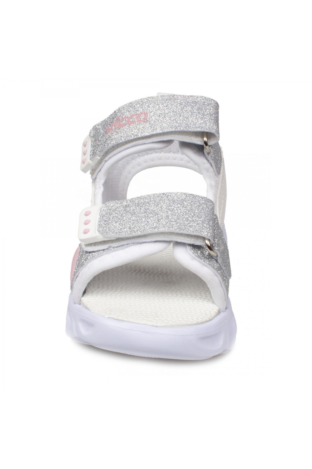 332.p21Y189 Roy Patik Phylon Işıklı Beyaz Çocuk Sandalet - Görsel 4