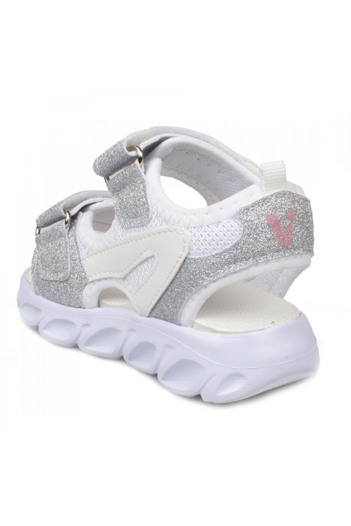 332.p21Y189 Roy Patik Phylon Işıklı Beyaz Çocuk Sandalet - Görsel 5