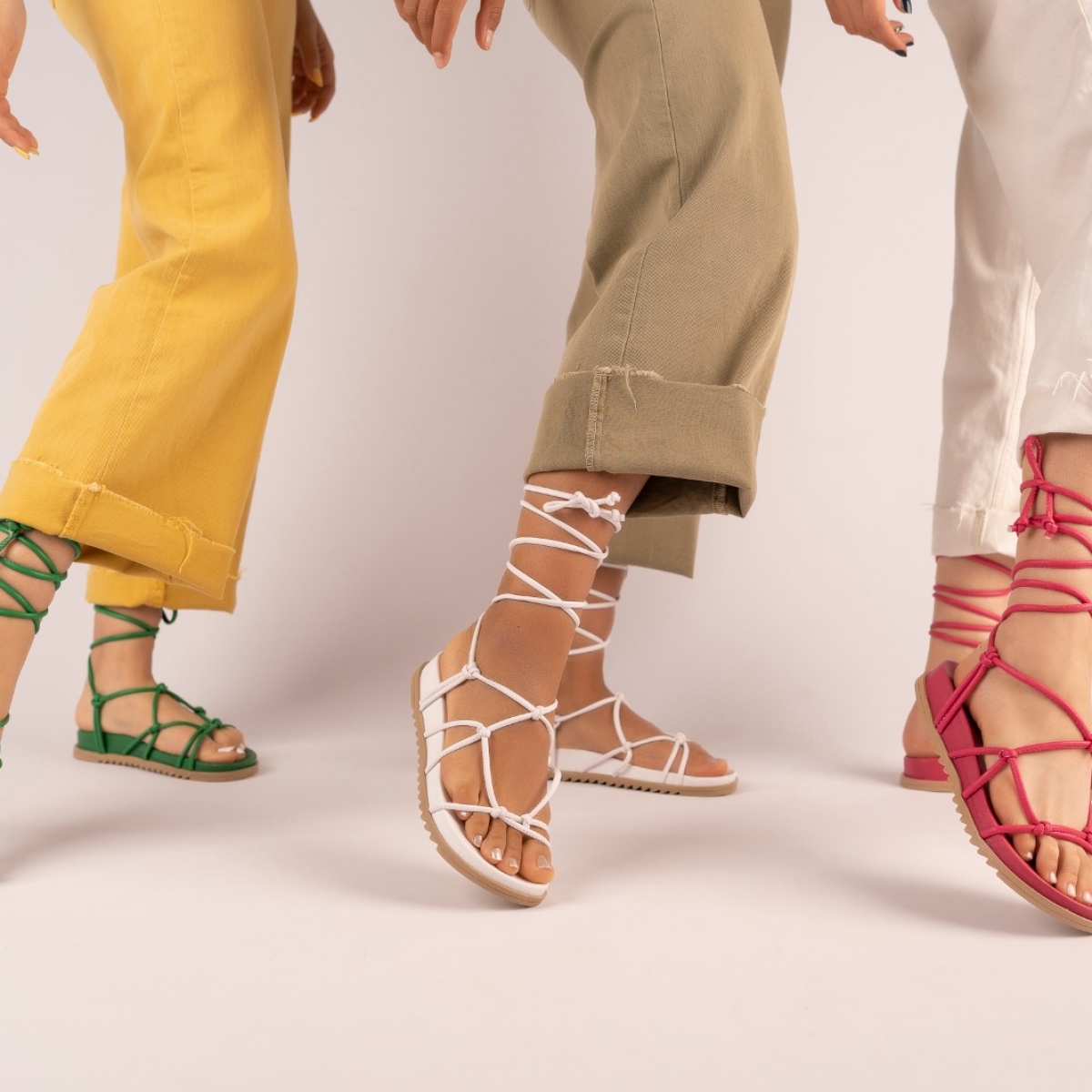 Garantili D1001 Günlük Ortopedik Kadın Sandalet_Bej - Görsel 7